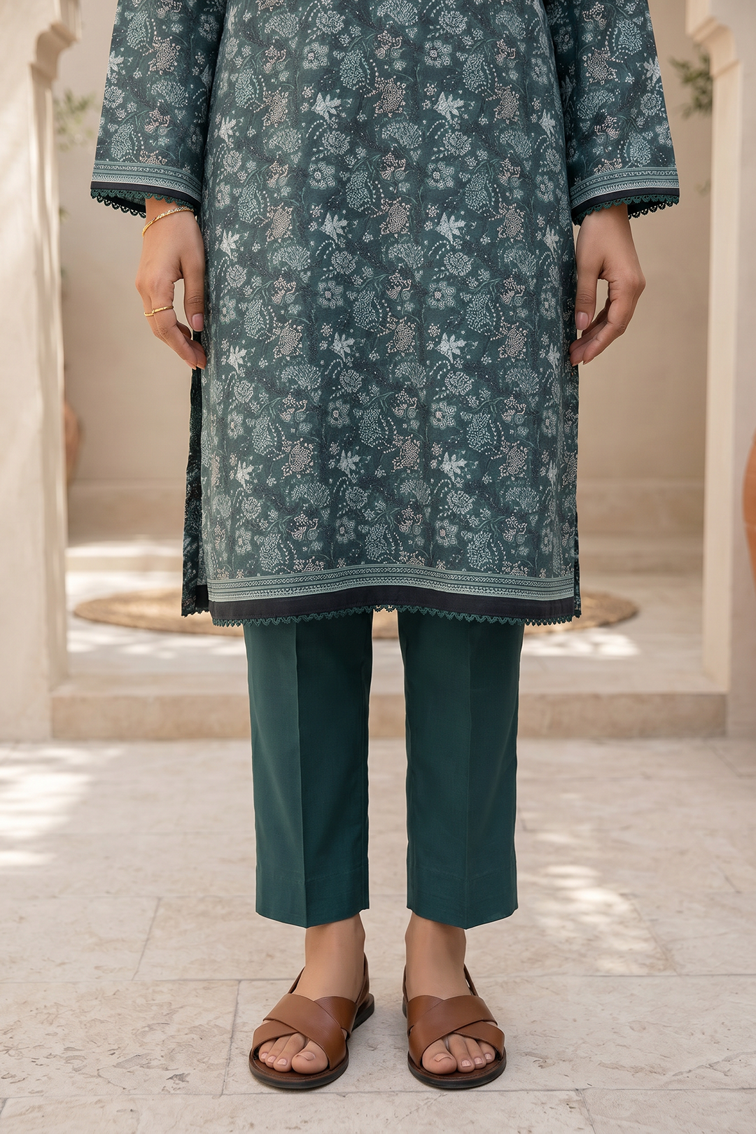 Zellbury | Shirt Shalwar Dupatta | 8054