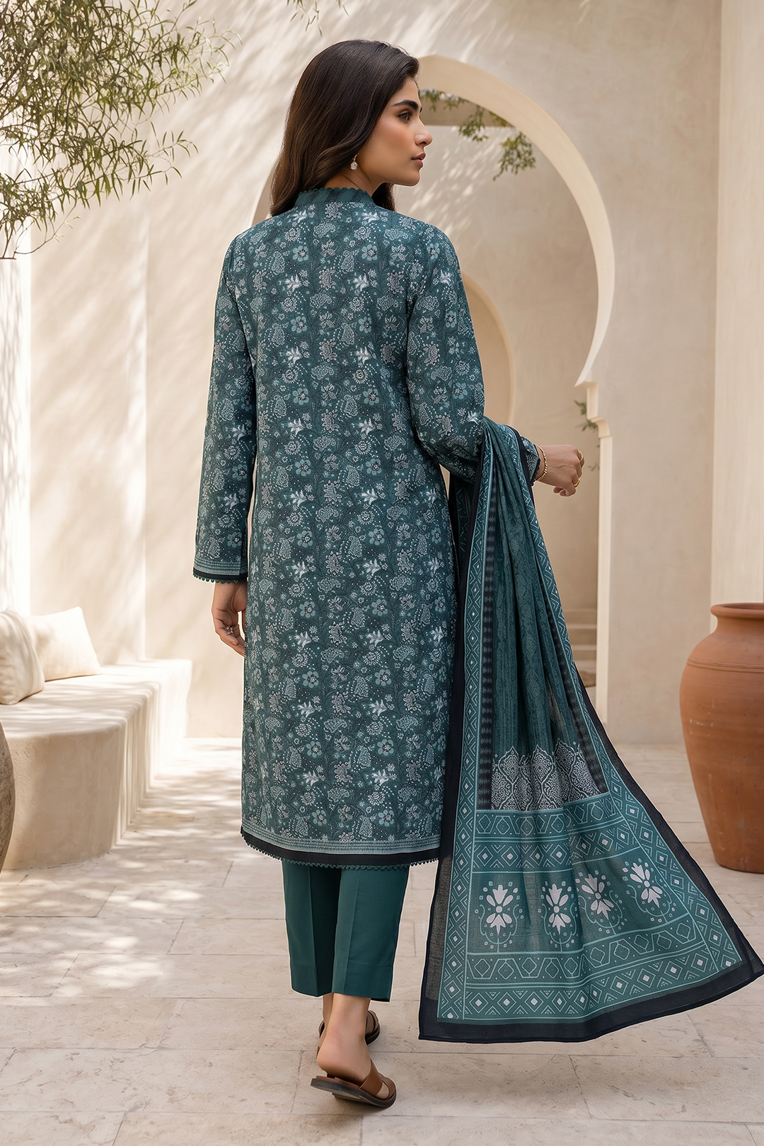 Zellbury | Shirt Shalwar Dupatta | 8054
