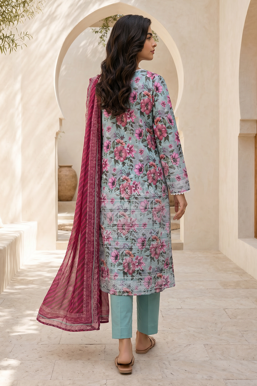 Zellbury | Shirt Shalwar Dupatta | 8055