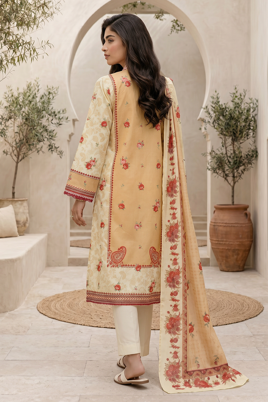 Zellbury | Shirt Shalwar Dupatta | 8057