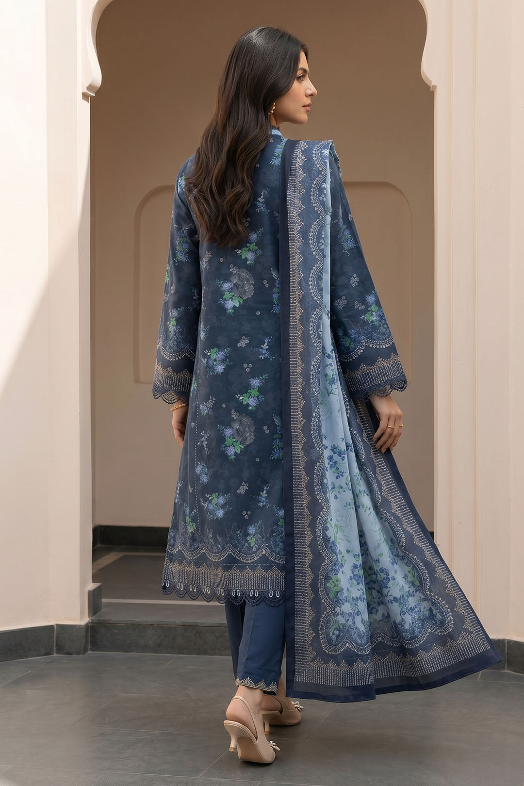 Zellbury | Shirt Shalwar Dupatta | 8107