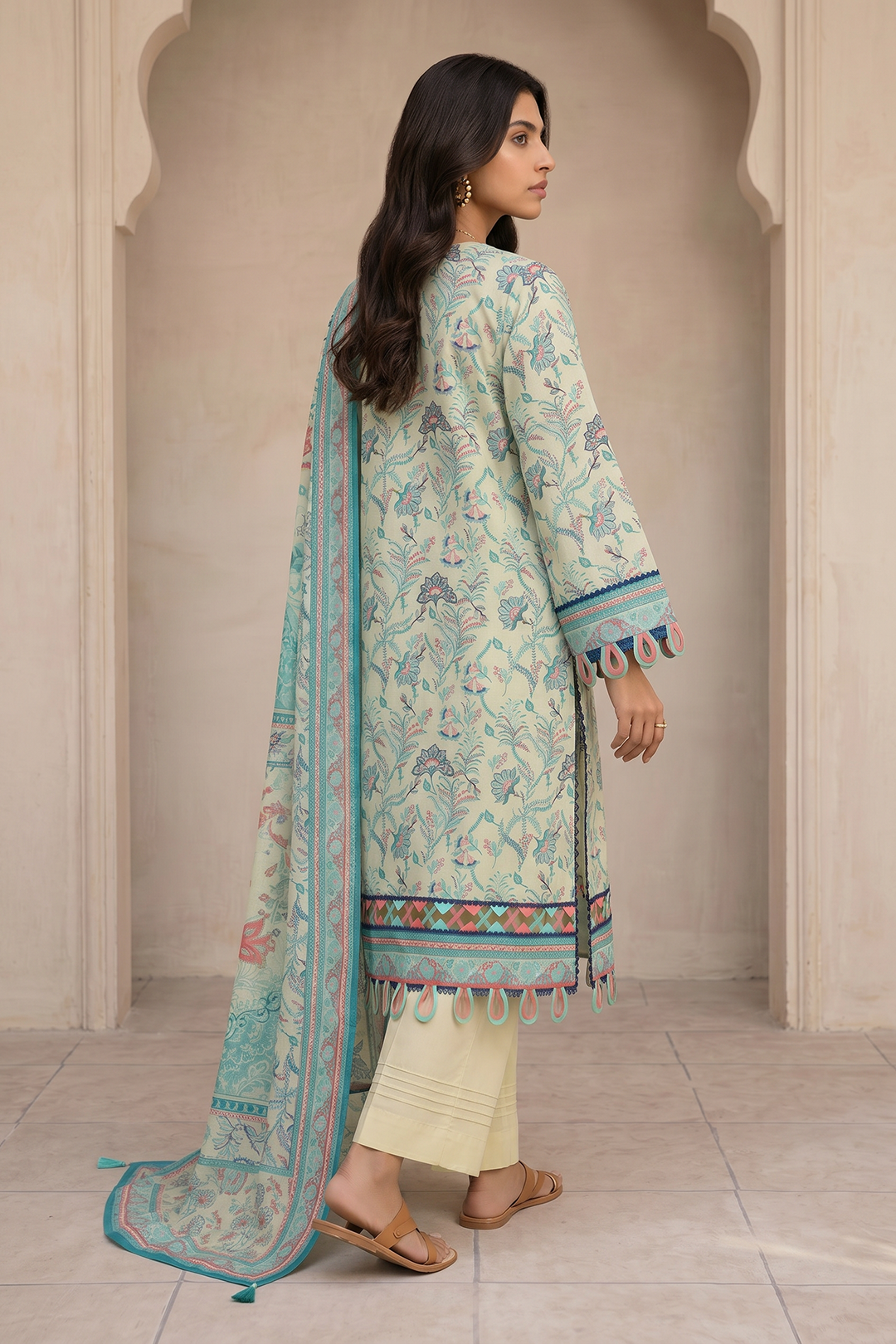 Zellbury | Shirt Shalwar Dupatta | 8115