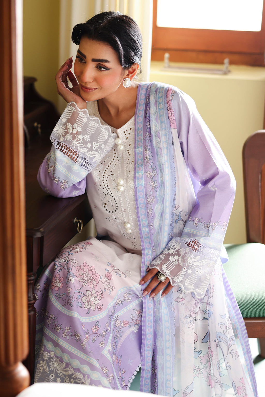 Rangrasiya | Raaya - Dosti Luxury Lawn | LUNA
