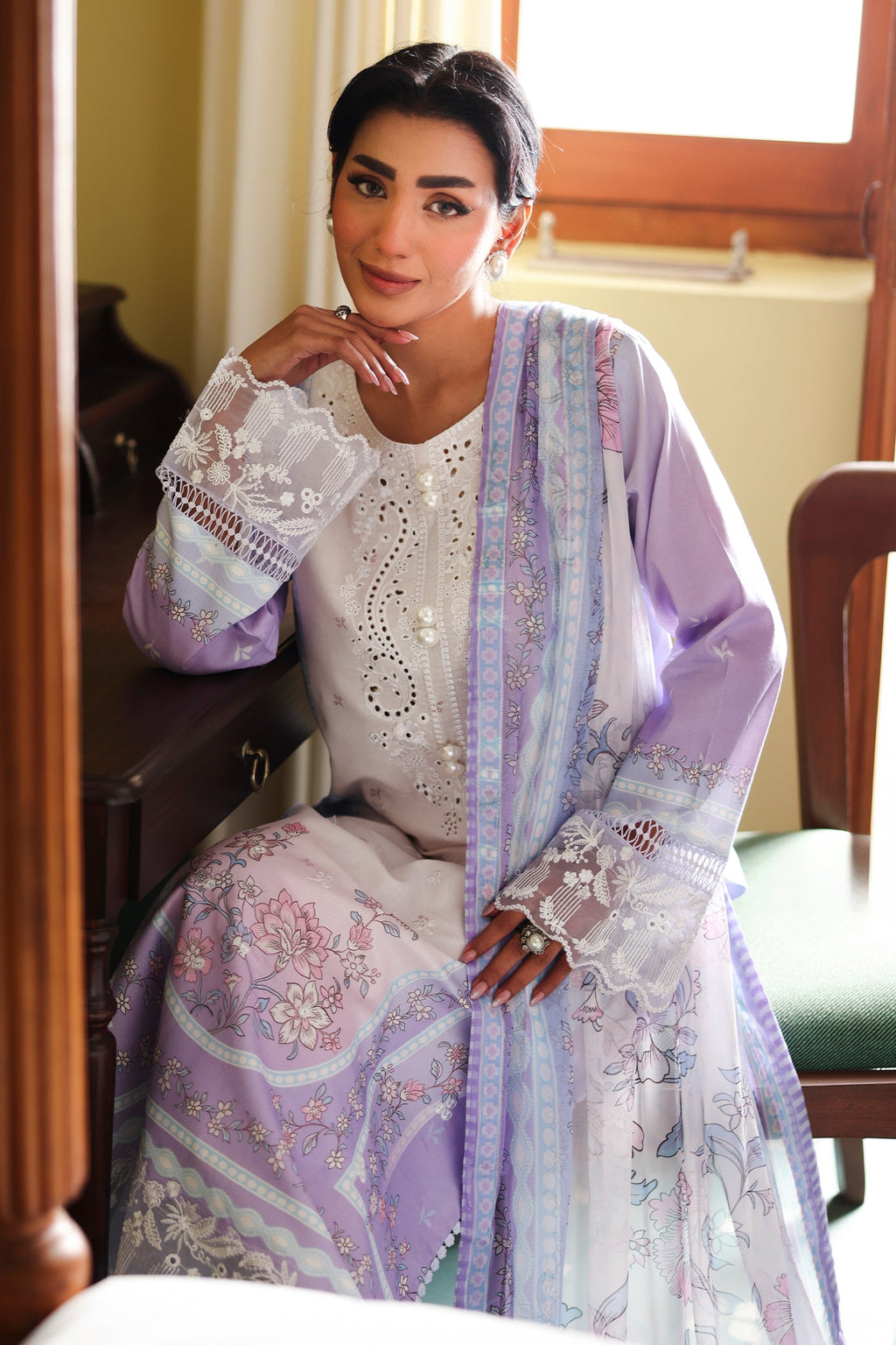 Rangrasiya | Raaya - Dosti Luxury Lawn | LUNA
