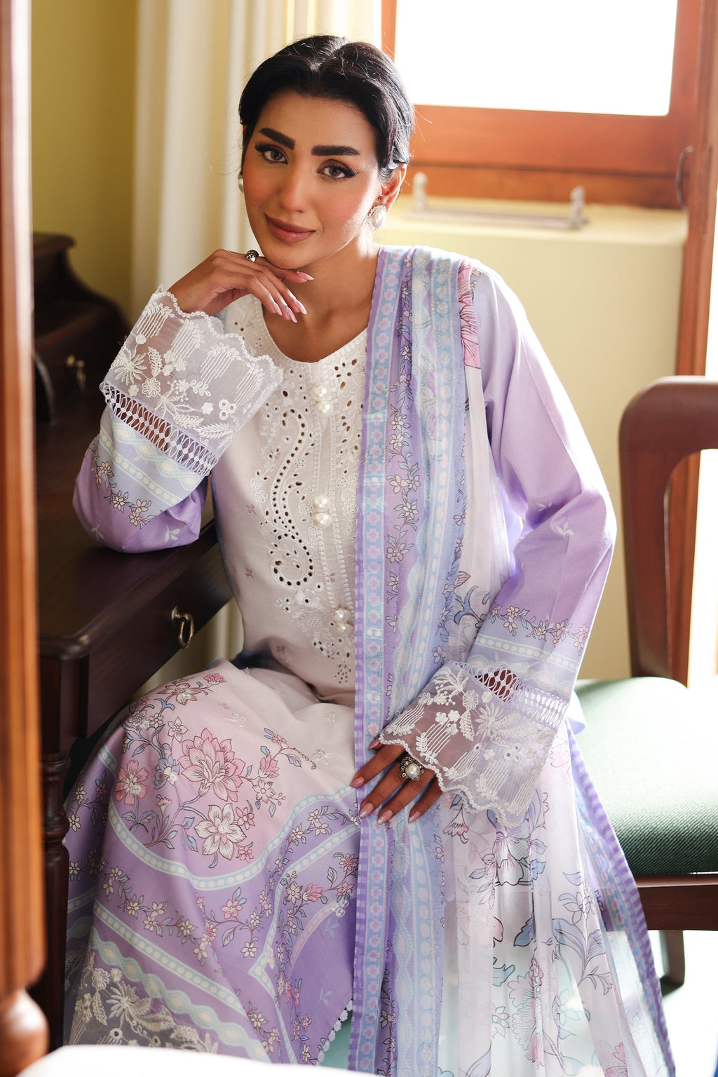 Rangrasiya | Raaya - Dosti Luxury Lawn | LUNA