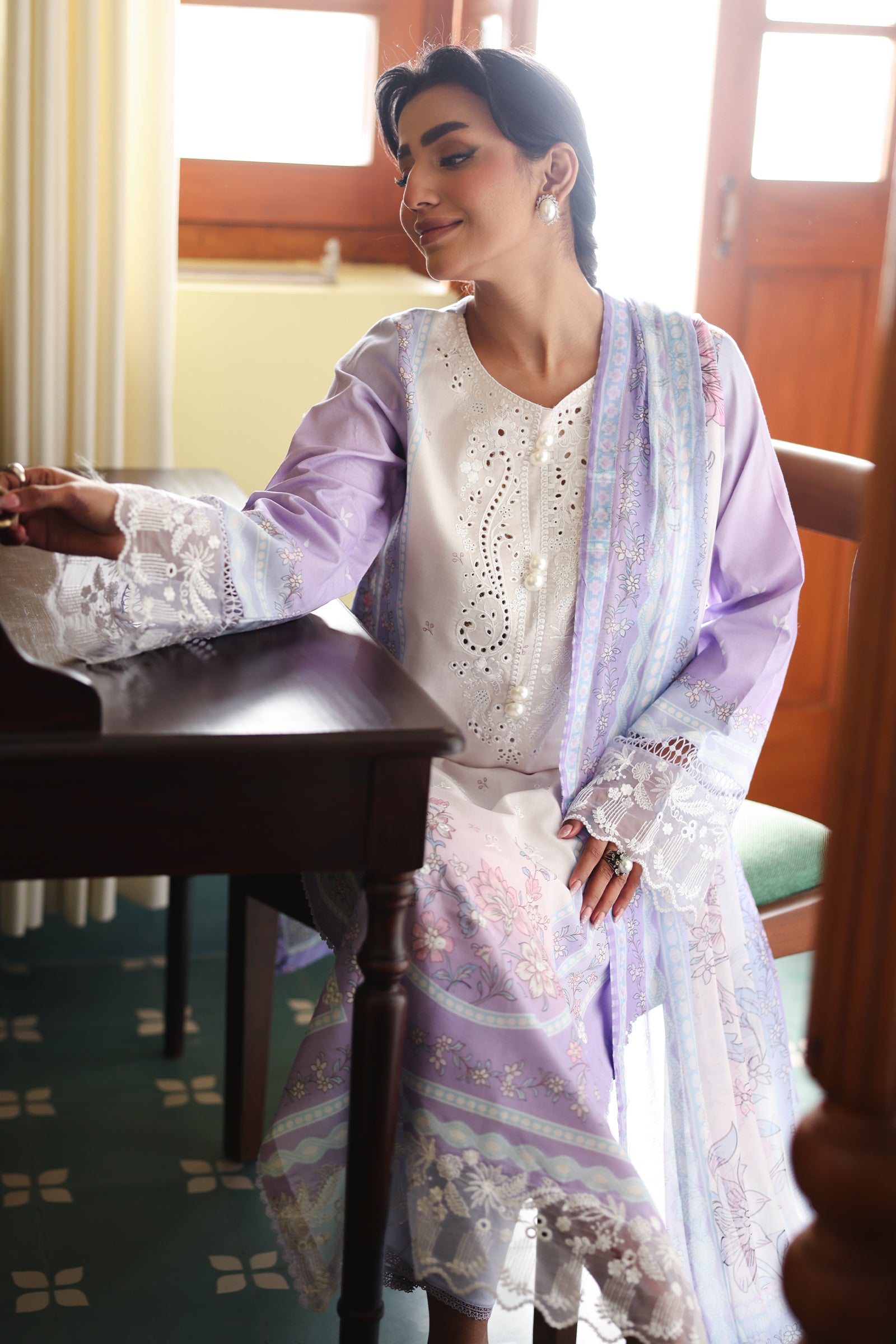 Rangrasiya | Raaya - Dosti Luxury Lawn | LUNA