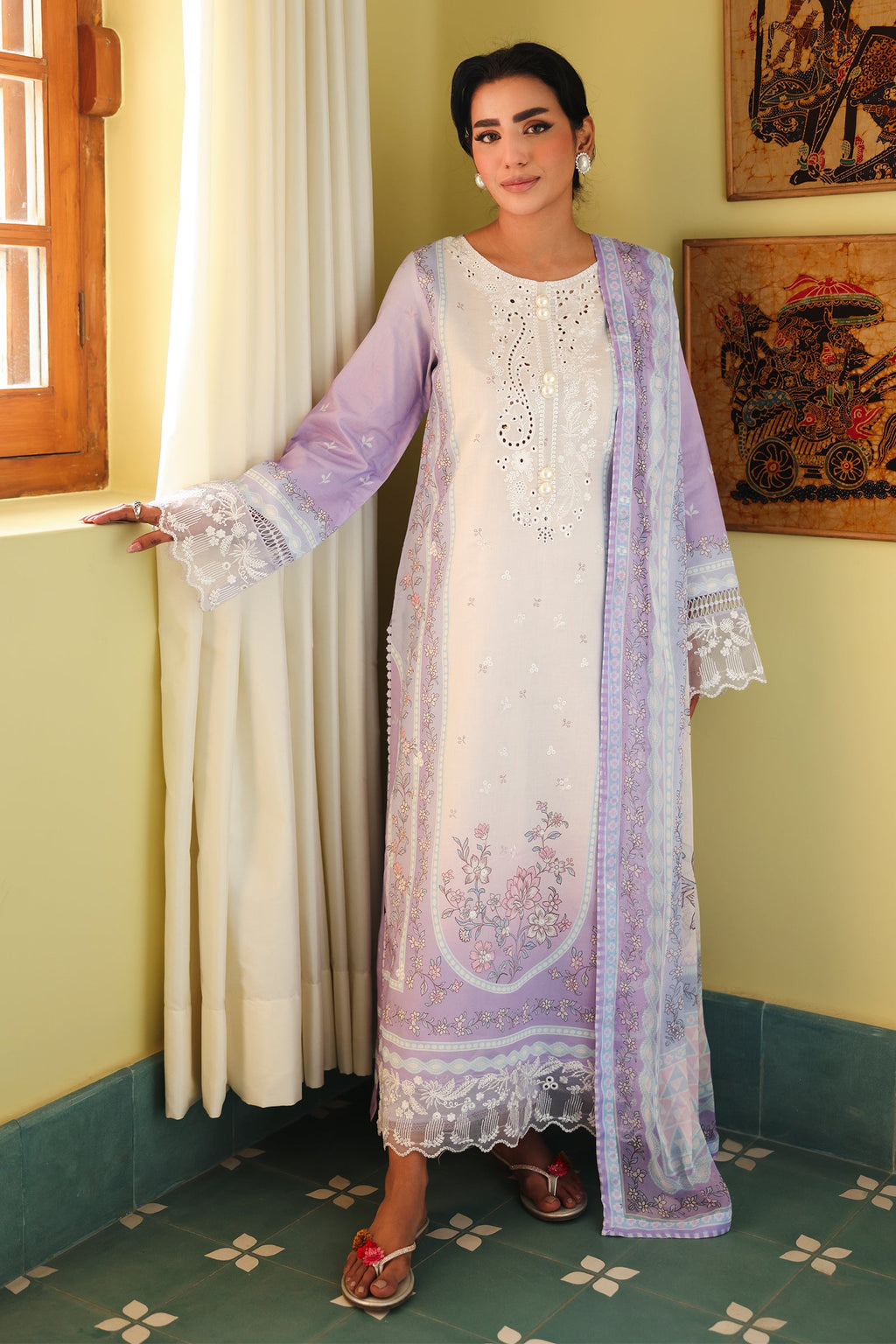 Rangrasiya | Raaya - Dosti Luxury Lawn | LUNA