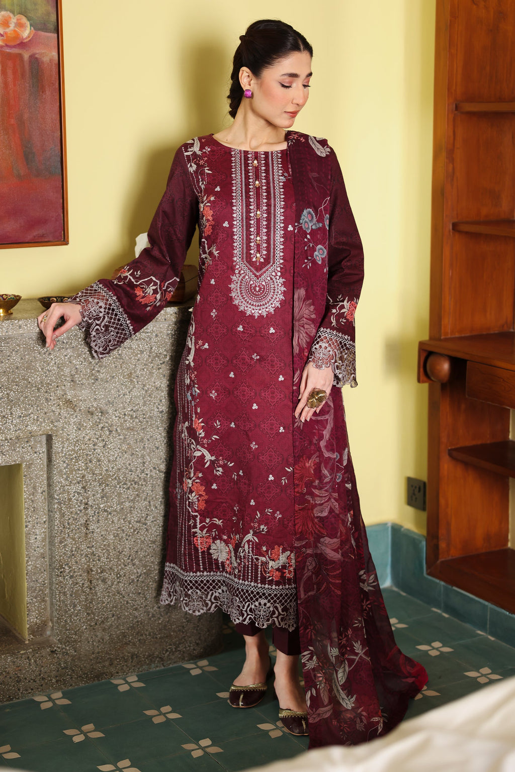 Rangrasiya | Raaya - Dosti Luxury Lawn | IVY