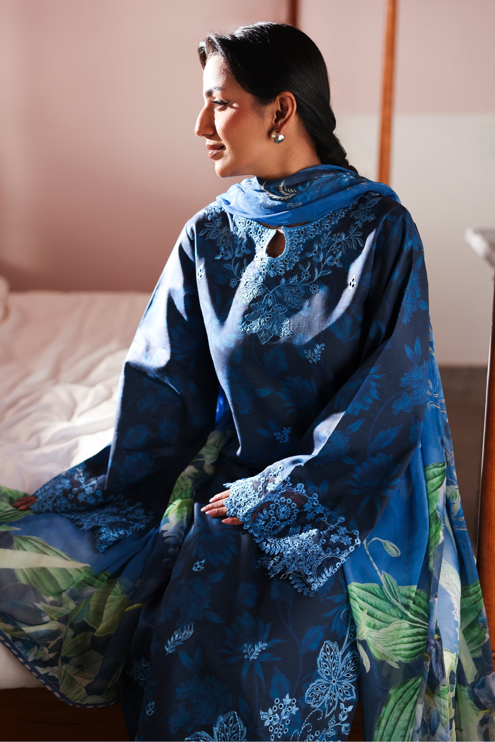 Rangrasiya | Raaya - Dosti Luxury Lawn | SAGE