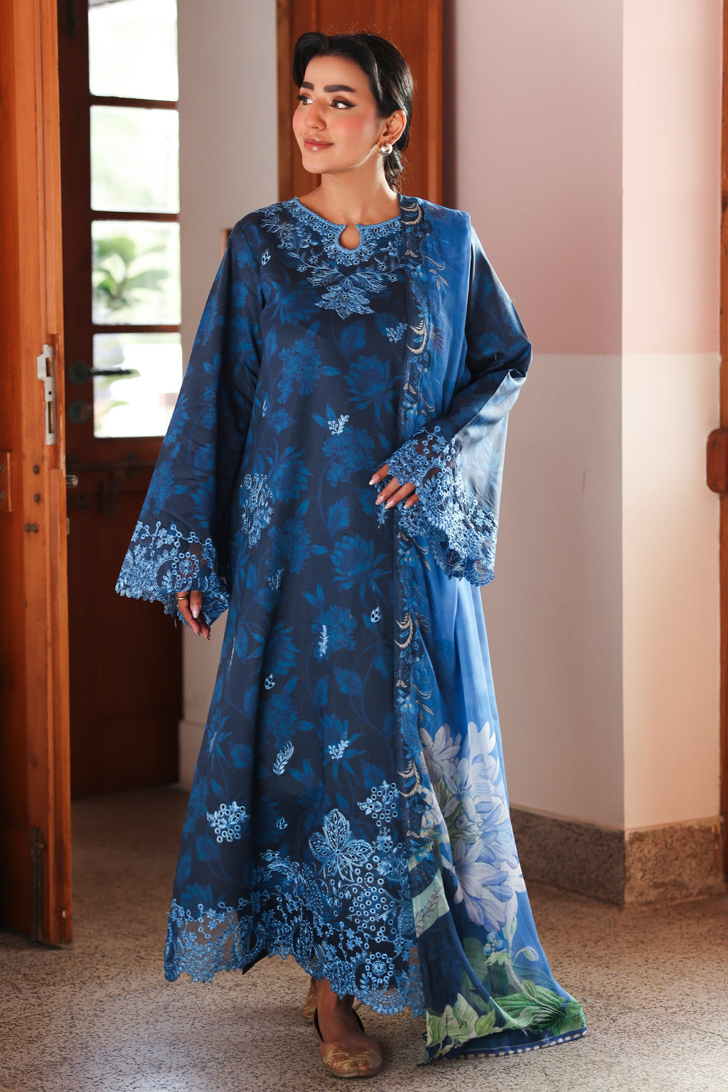 Rangrasiya | Raaya - Dosti Luxury Lawn | SAGE