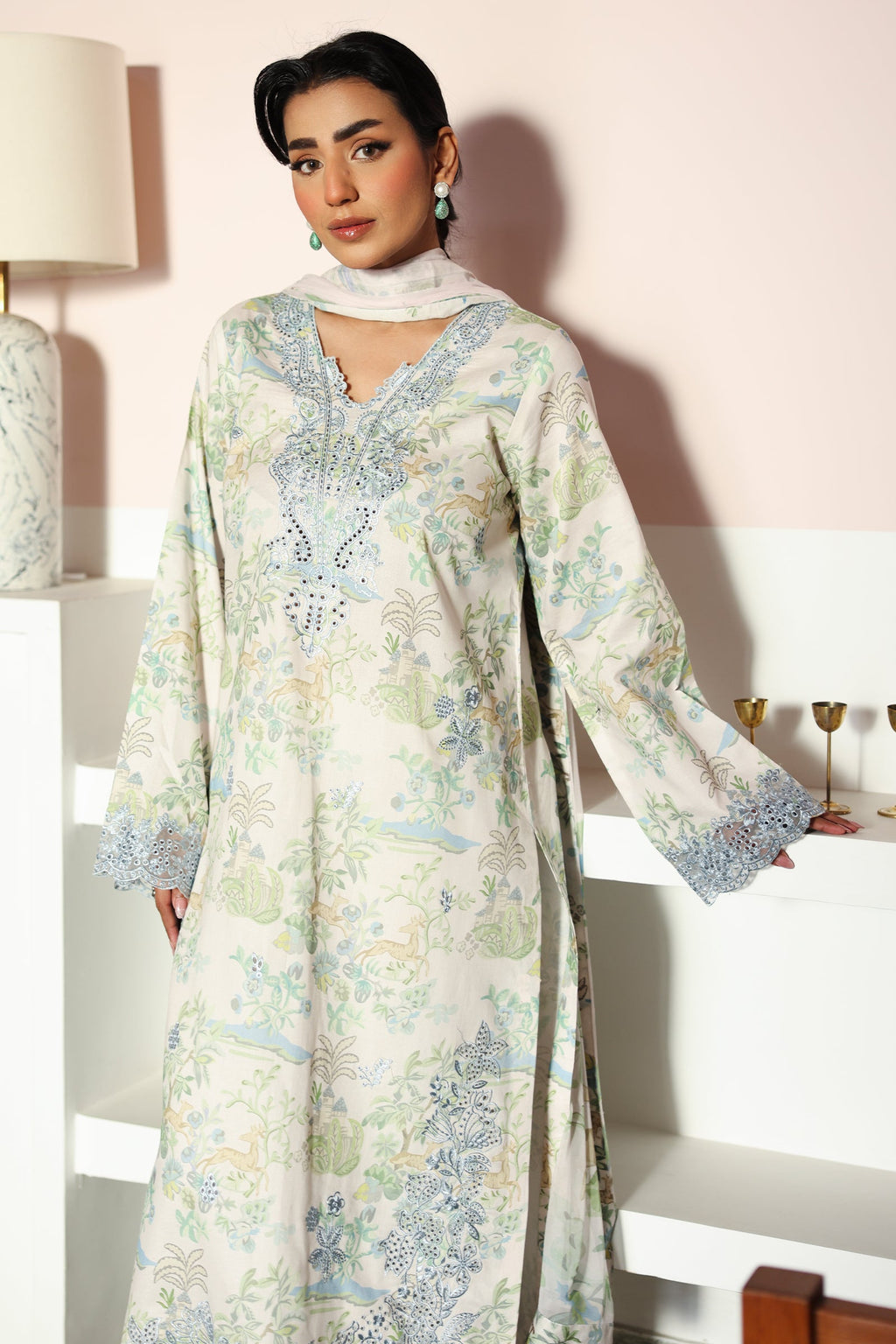 Rangrasiya | Raaya - Dosti Luxury Lawn | ZARA