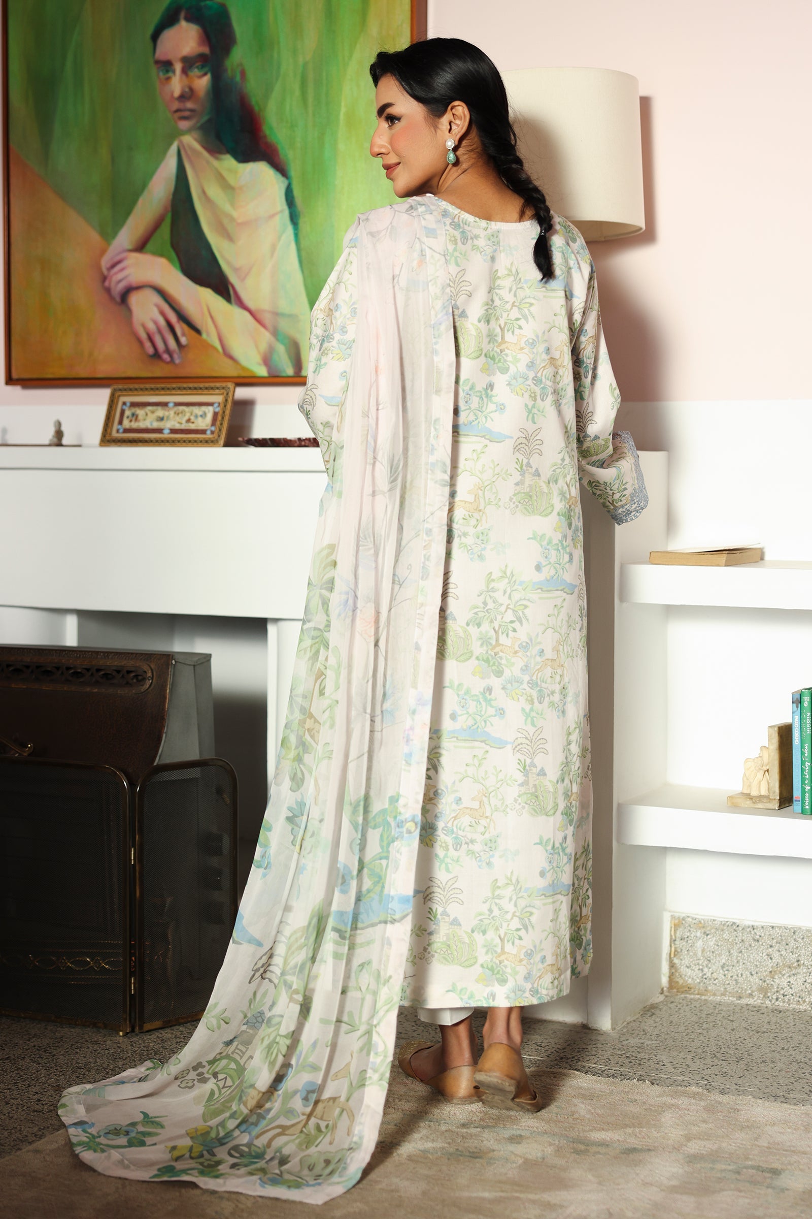 Rangrasiya | Raaya - Dosti Luxury Lawn | ZARA