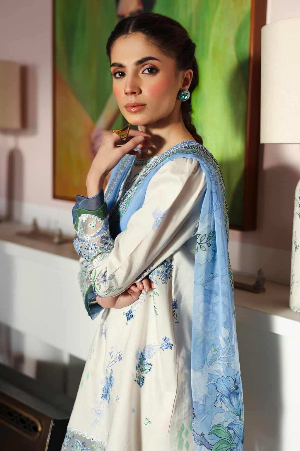 Rangrasiya | Raaya - Dosti Luxury Lawn | NYLA