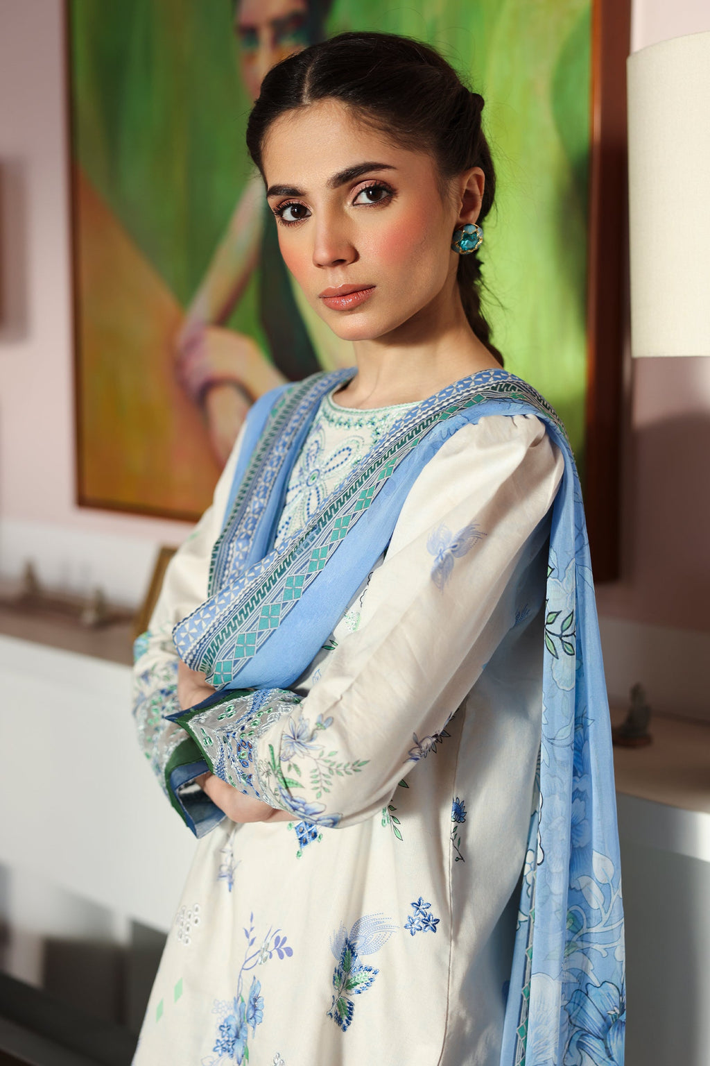 Rangrasiya | Raaya - Dosti Luxury Lawn | NYLA