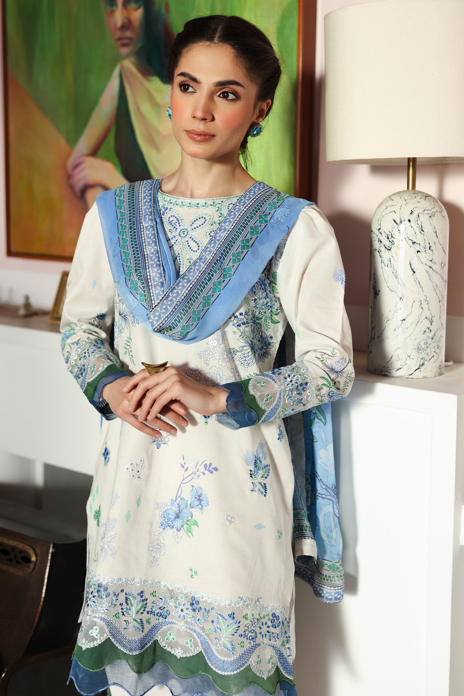 Rangrasiya | Raaya - Dosti Luxury Lawn | NYLA