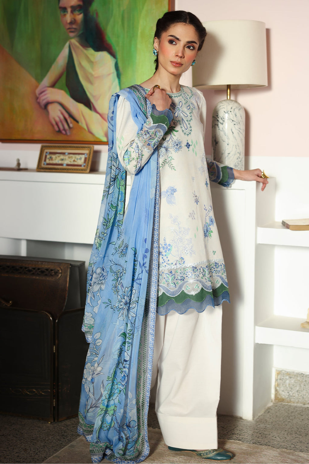 Rangrasiya | Raaya - Dosti Luxury Lawn | NYLA