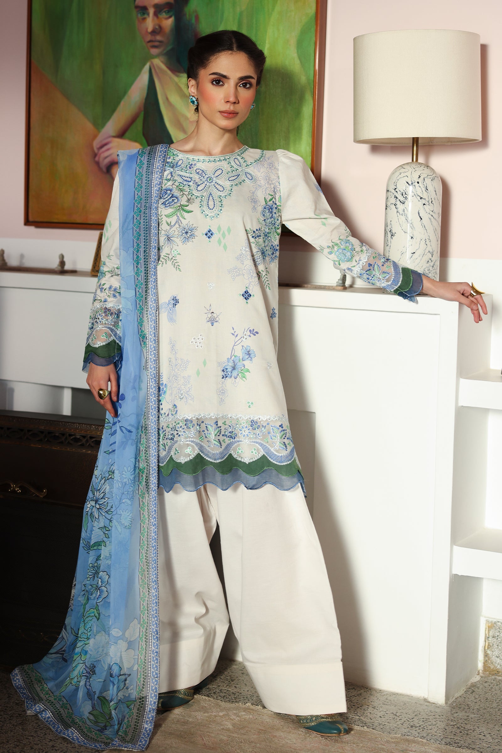 Rangrasiya | Raaya - Dosti Luxury Lawn | NYLA