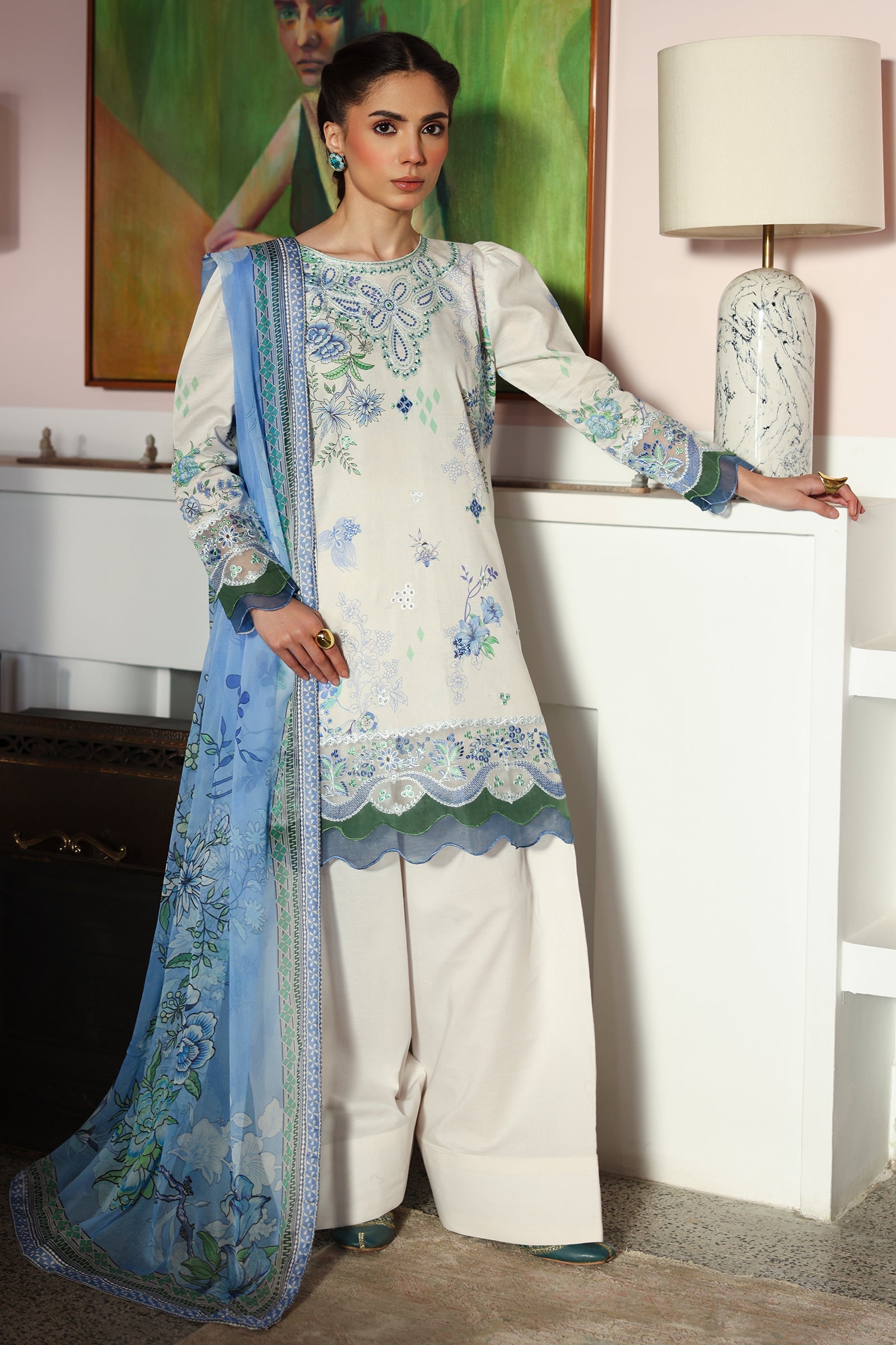 Rangrasiya | Raaya - Dosti Luxury Lawn | NYLA