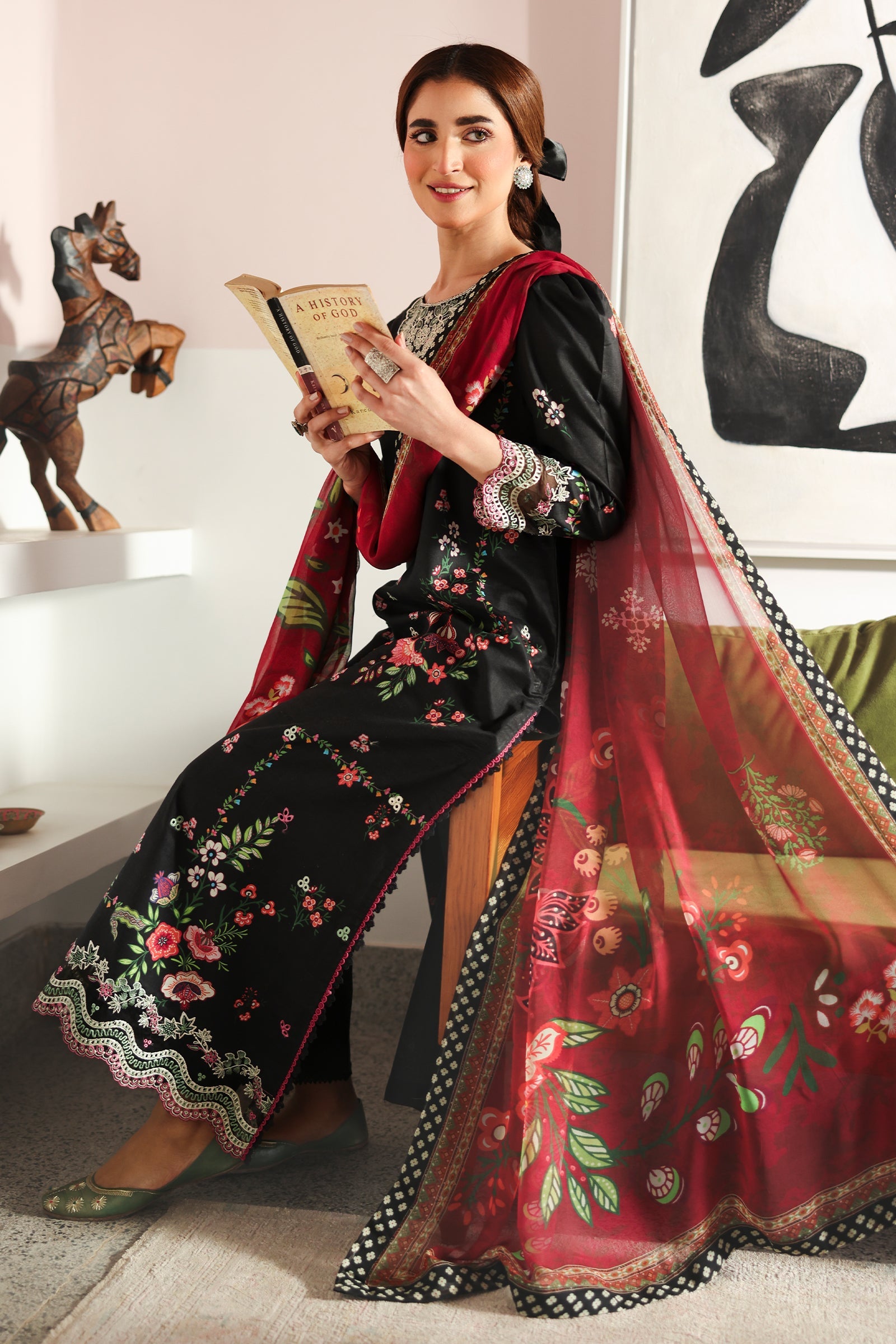 Rangrasiya | Raaya - Dosti Luxury Lawn | ARDEN