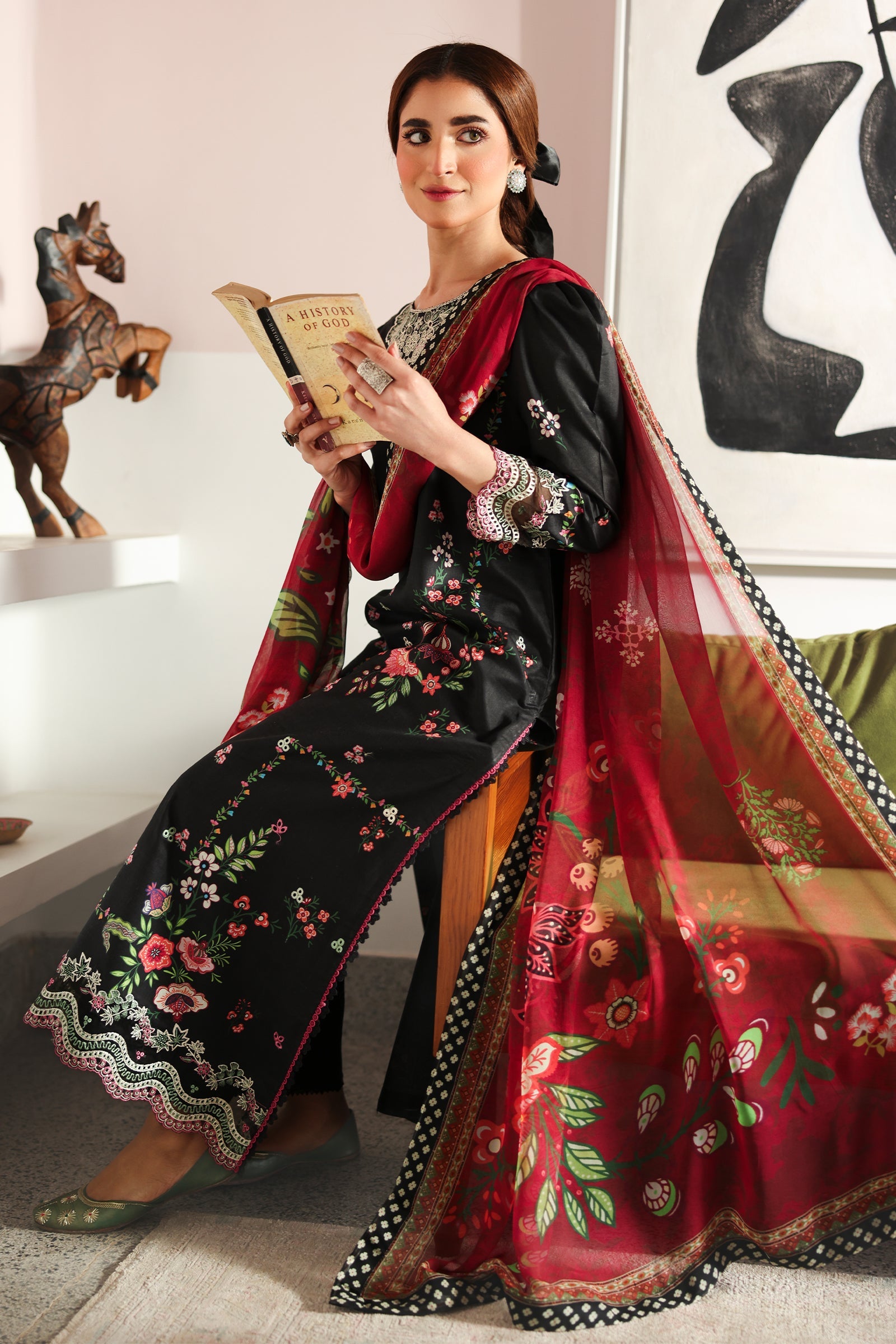 Rangrasiya | Raaya - Dosti Luxury Lawn | ARDEN