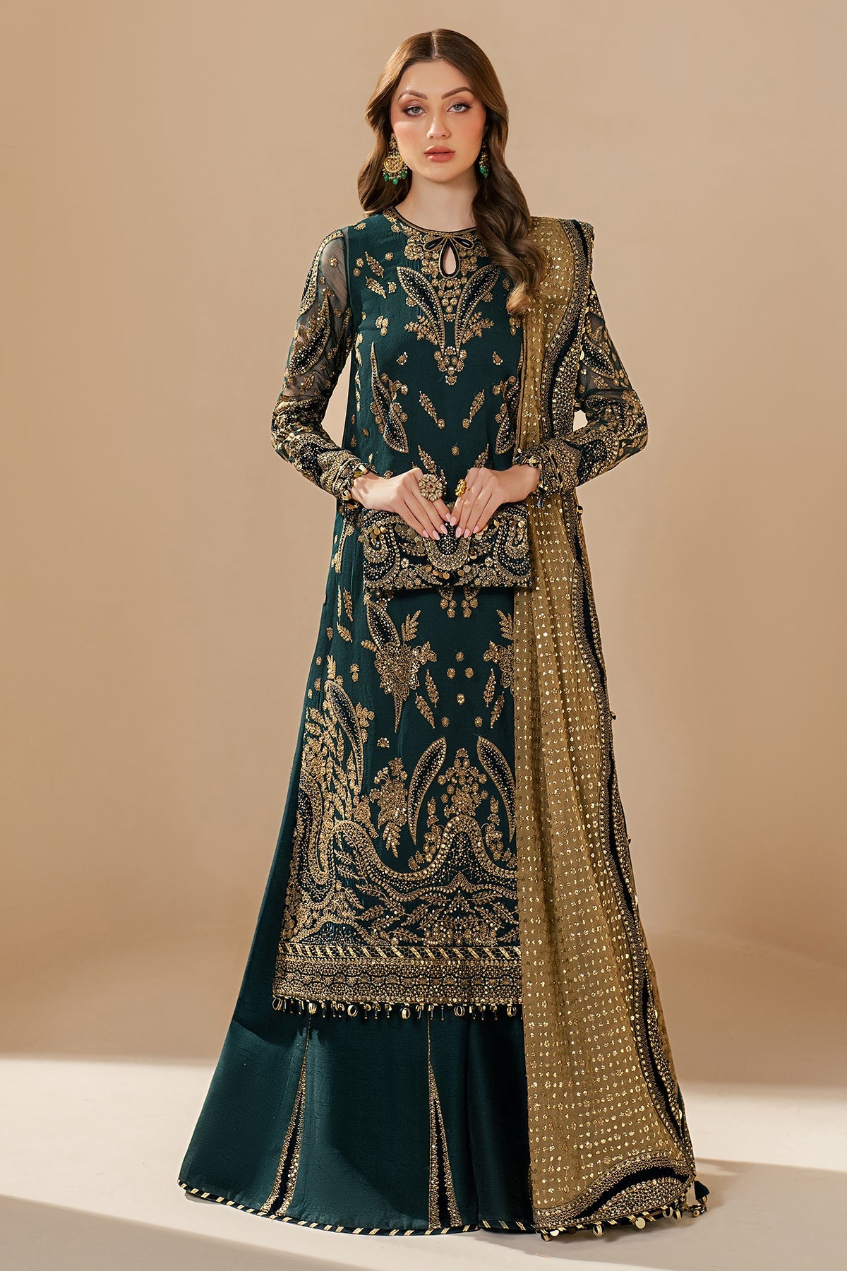 Jazmin | Wedding Formals - Embroidered Chiffon | WF'25-06