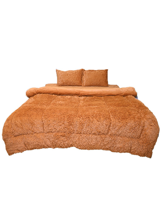 Complete 4pc Shaggy Soft Faux Fur Se | A2