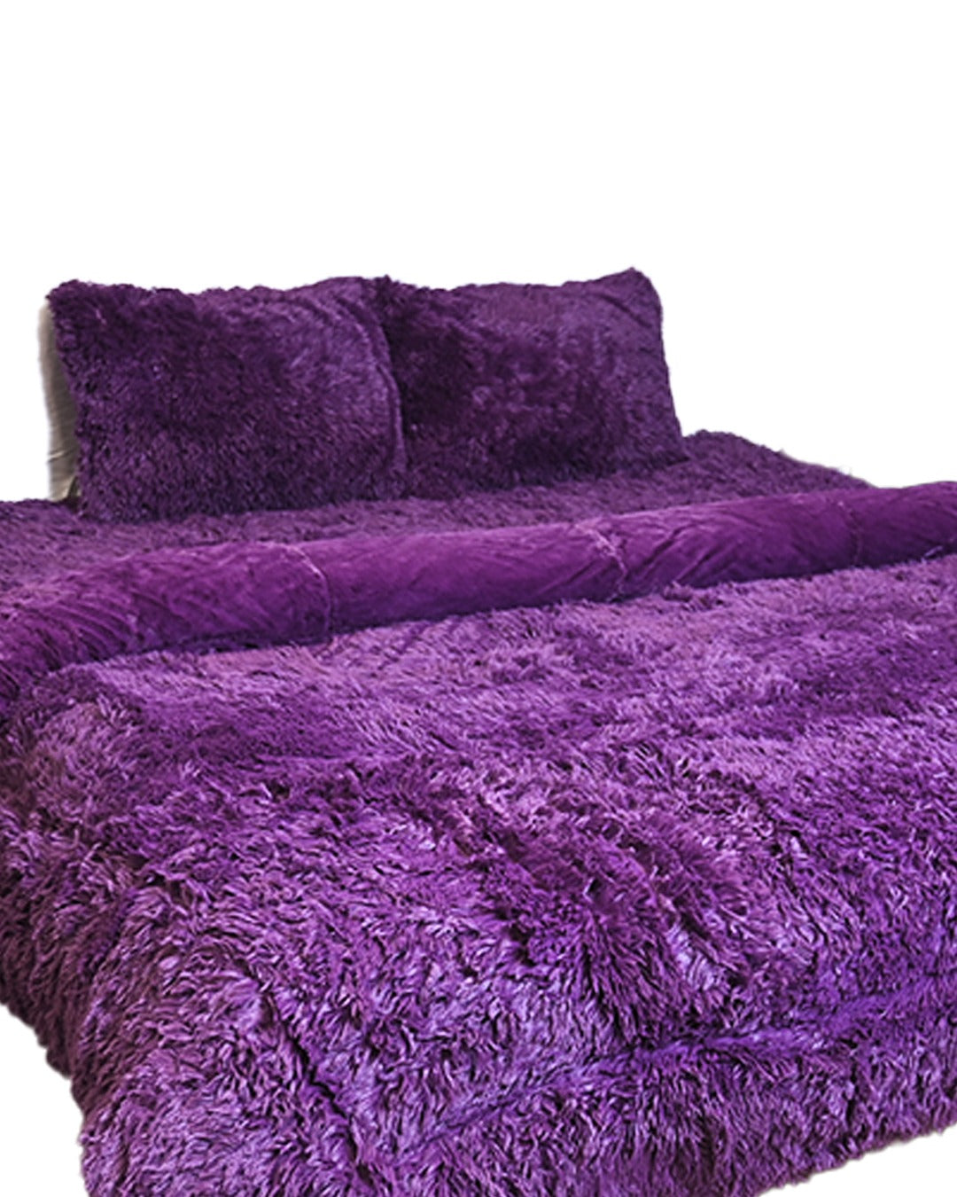 Complete 4pc Shaggy Soft Faux Fur Se | A3