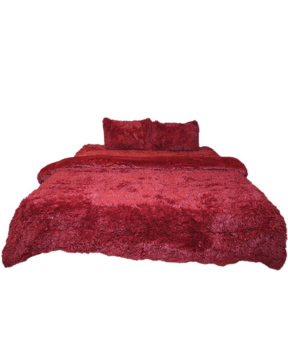 Complete 4pc Shaggy Soft Faux Fur Se | A4