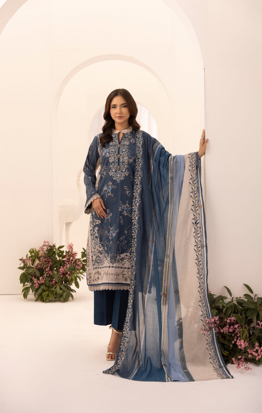 Mahees by Riaz Arts |  Mariyum - Unstitched 3pc | Laren