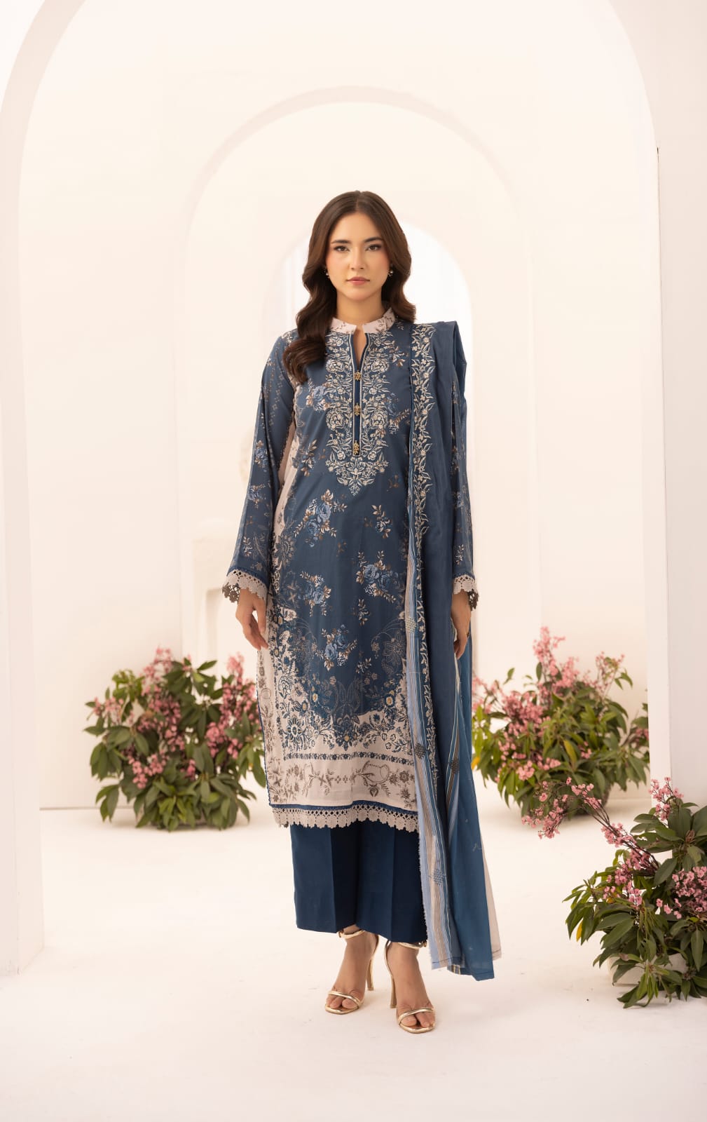 Mahees by Riaz Arts |  Mariyum - Unstitched 3pc | Laren