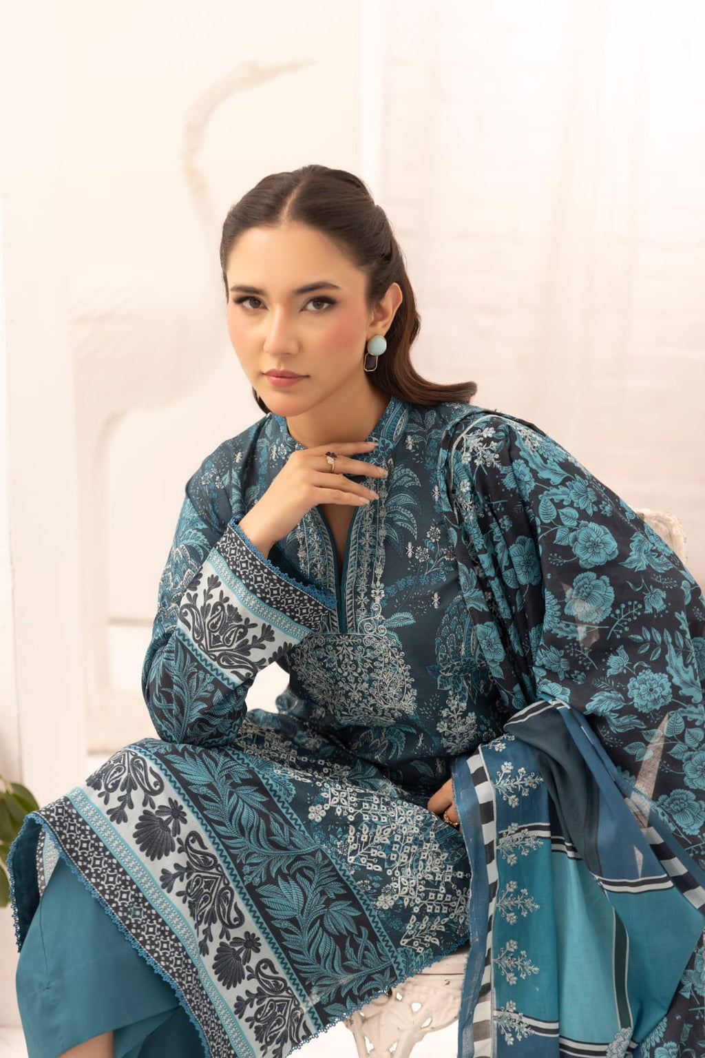 Mahees by Riaz Arts |  Mariyum - Unstitched 3pc | Sian