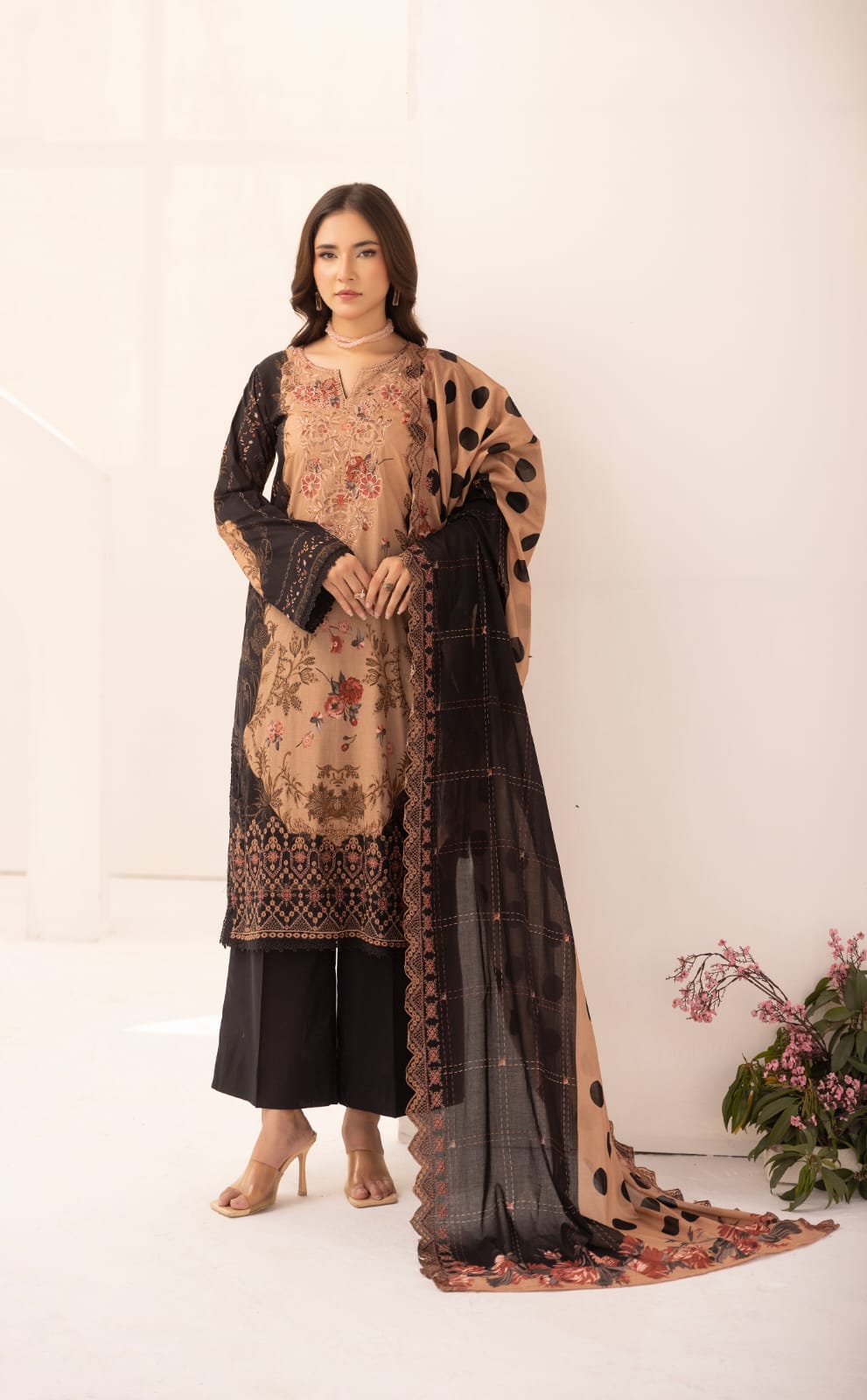Mahees by Riaz Arts |  Mariyum - Unstitched 3pc | Riven