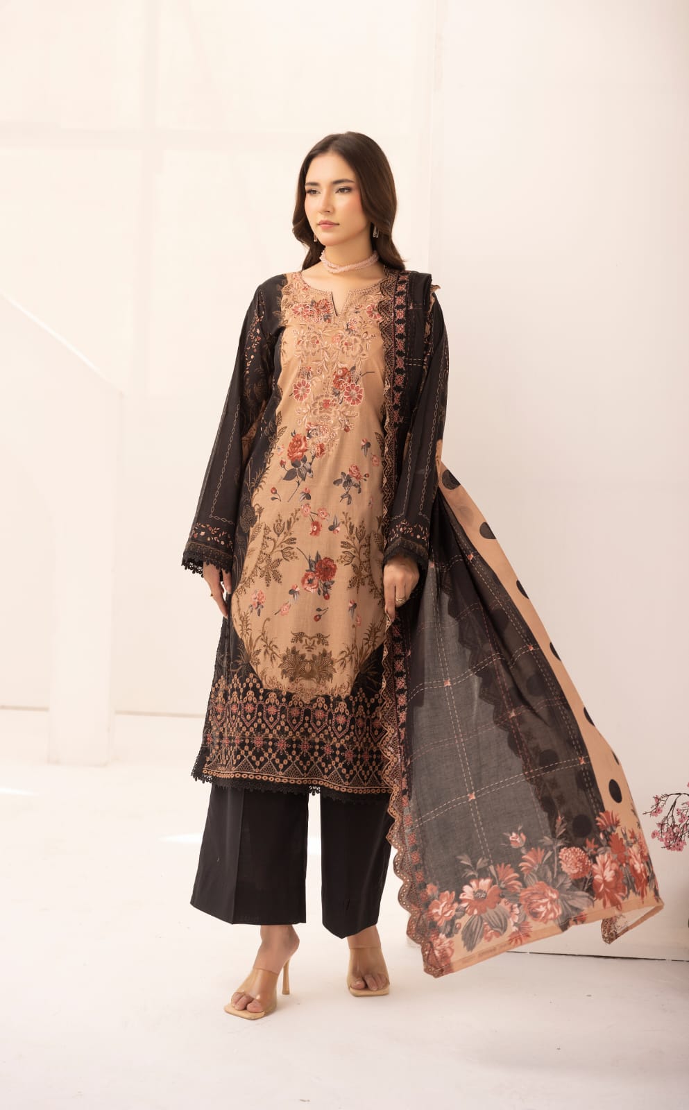 Mahees by Riaz Arts |  Mariyum - Unstitched 3pc | Riven