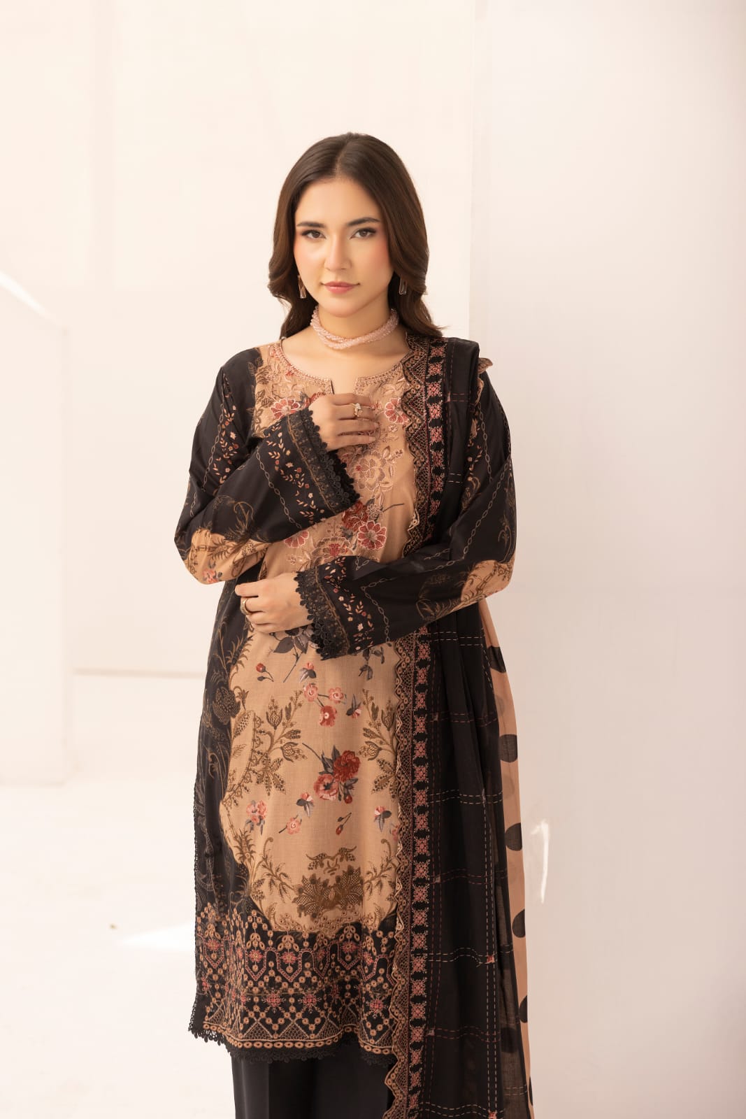 Mahees by Riaz Arts |  Mariyum - Unstitched 3pc | Riven