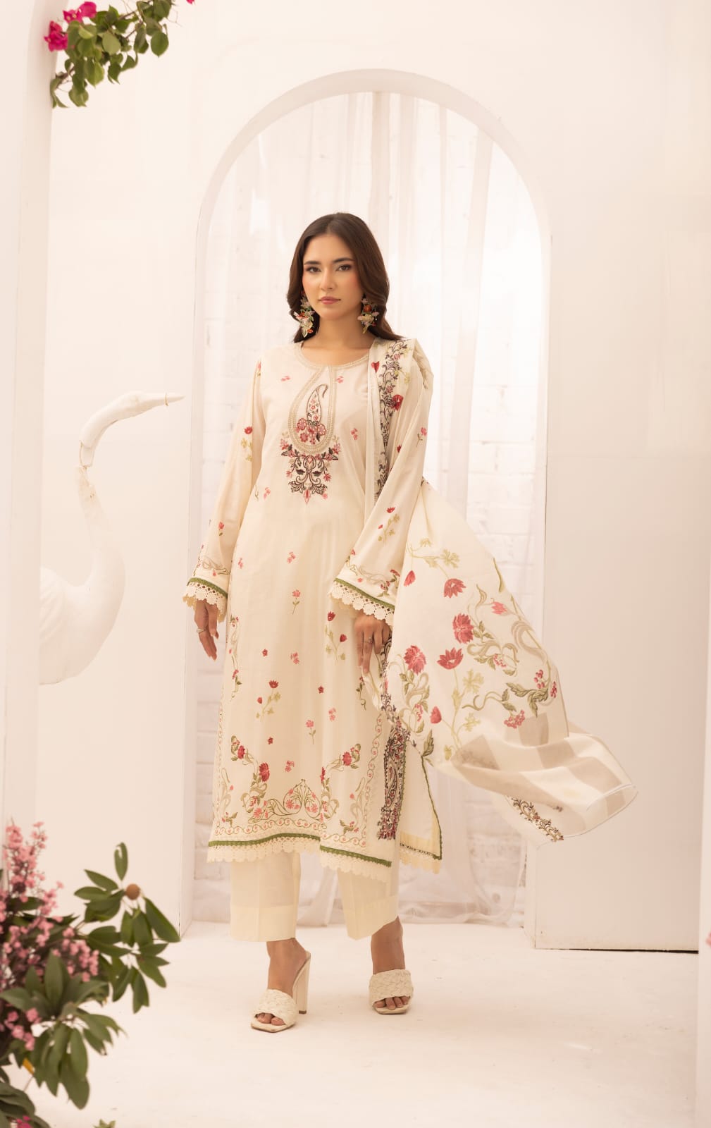 Mahees by Riaz Arts |  Mariyum - Unstitched 3pc | Elva