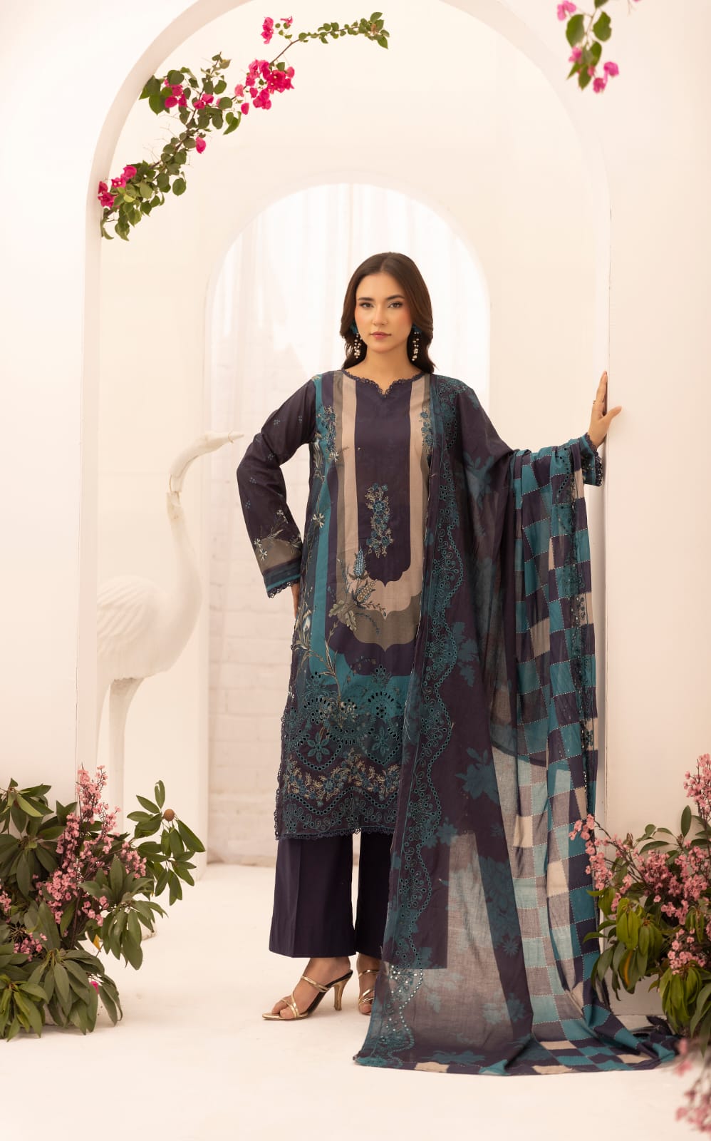 Mahees by Riaz Arts |  Mariyum - Unstitched 3pc | Nerin