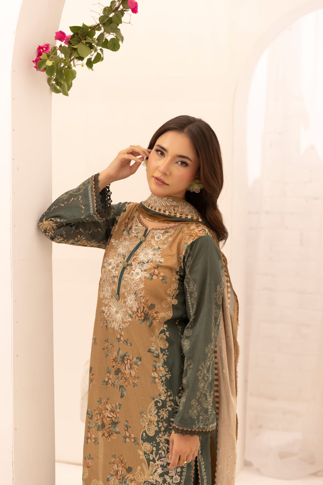 Mahees by Riaz Arts |  Mariyum - Unstitched 3pc | Sorel