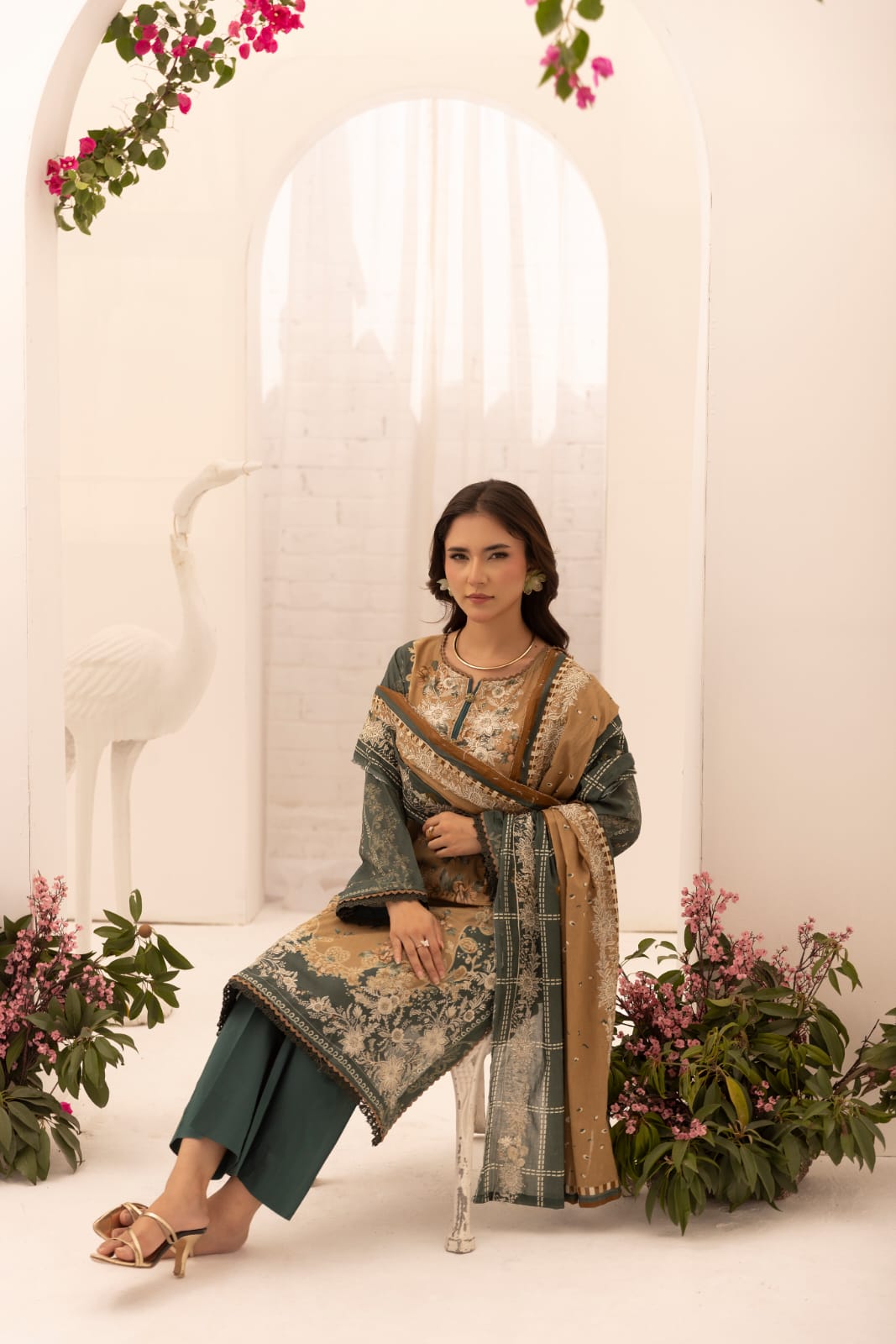 Mahees by Riaz Arts |  Mariyum - Unstitched 3pc | Sorel
