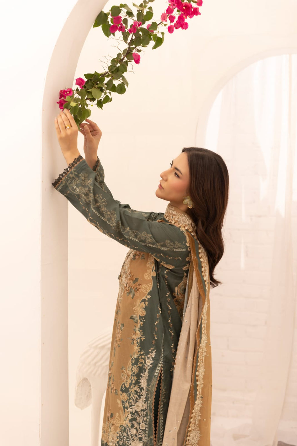 Mahees by Riaz Arts |  Mariyum - Unstitched 3pc | Sorel