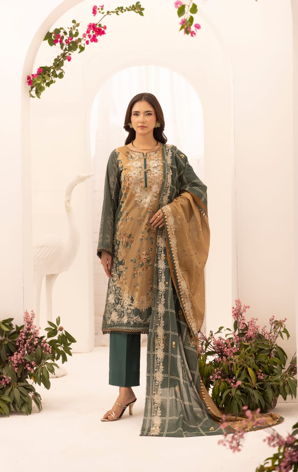 Mahees by Riaz Arts |  Mariyum - Unstitched 3pc | Sorel