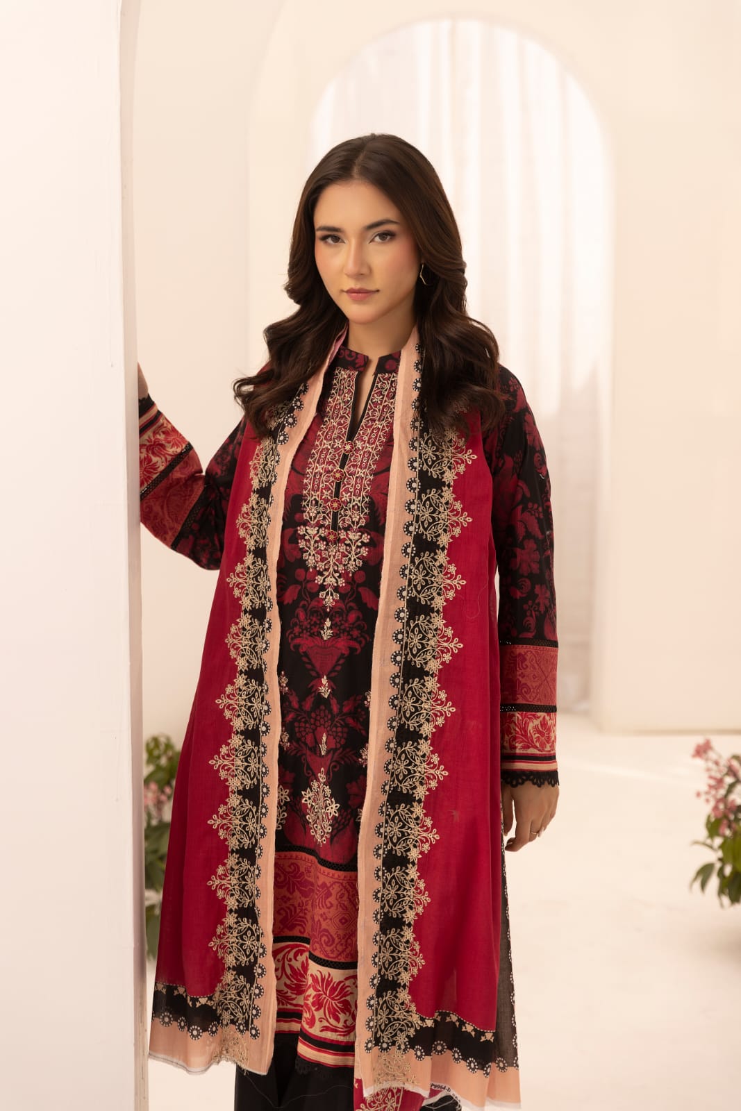 Mahees by Riaz Arts |  Mariyum - Unstitched 3pc | Orla