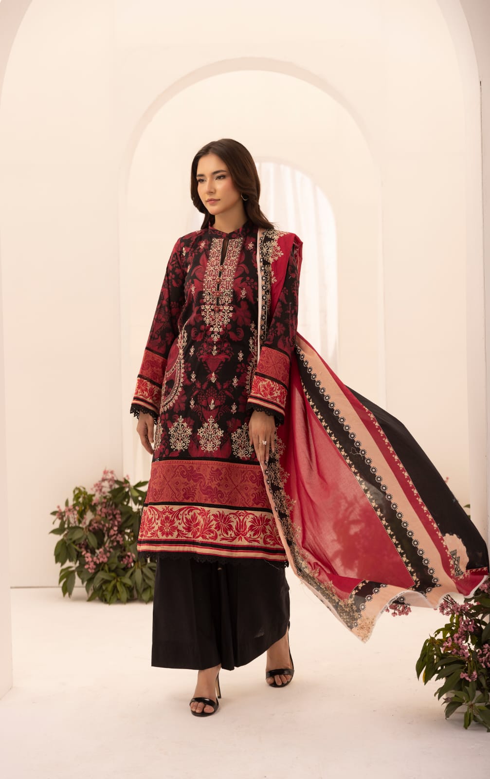 Mahees by Riaz Arts |  Mariyum - Unstitched 3pc | Orla