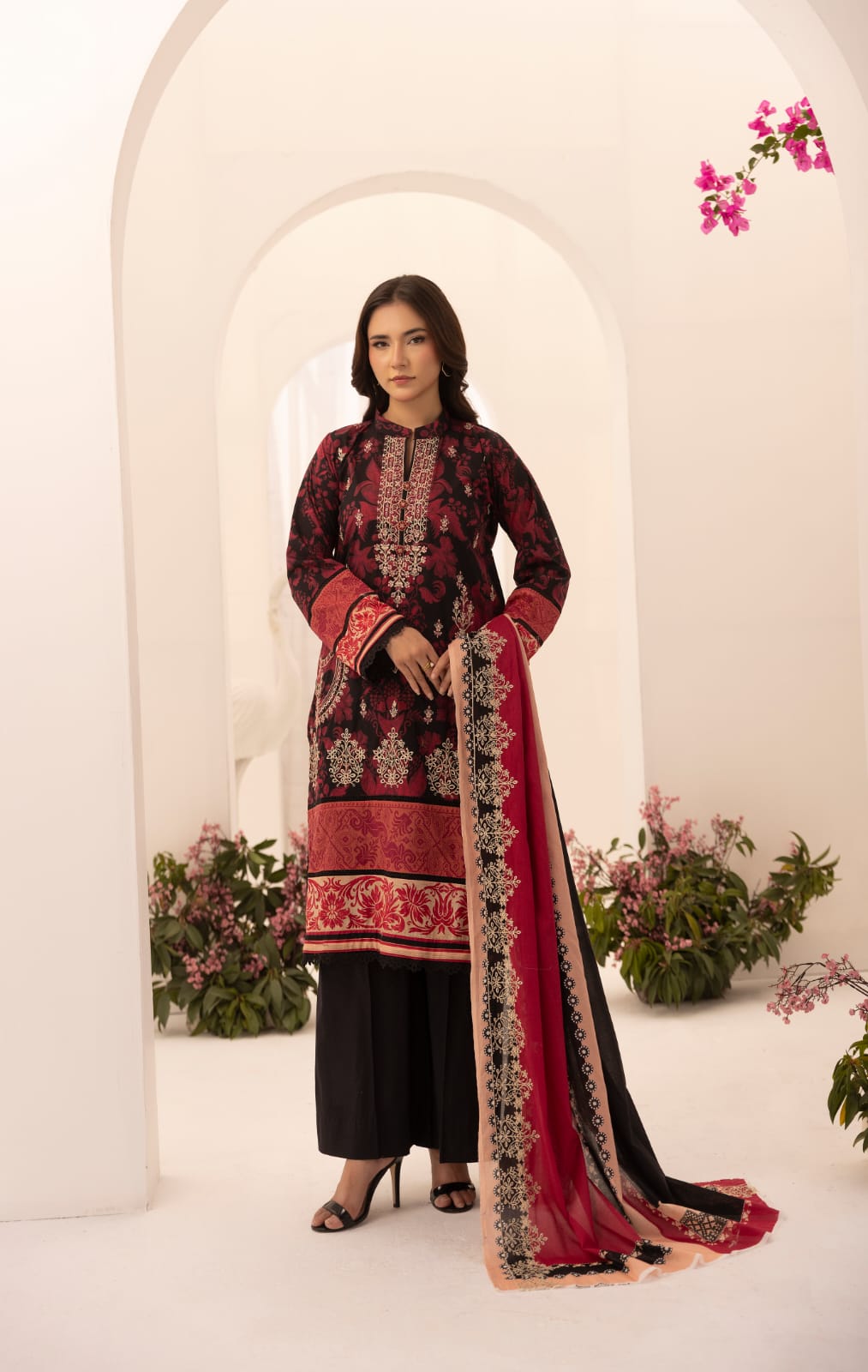 Mahees by Riaz Arts |  Mariyum - Unstitched 3pc | Orla