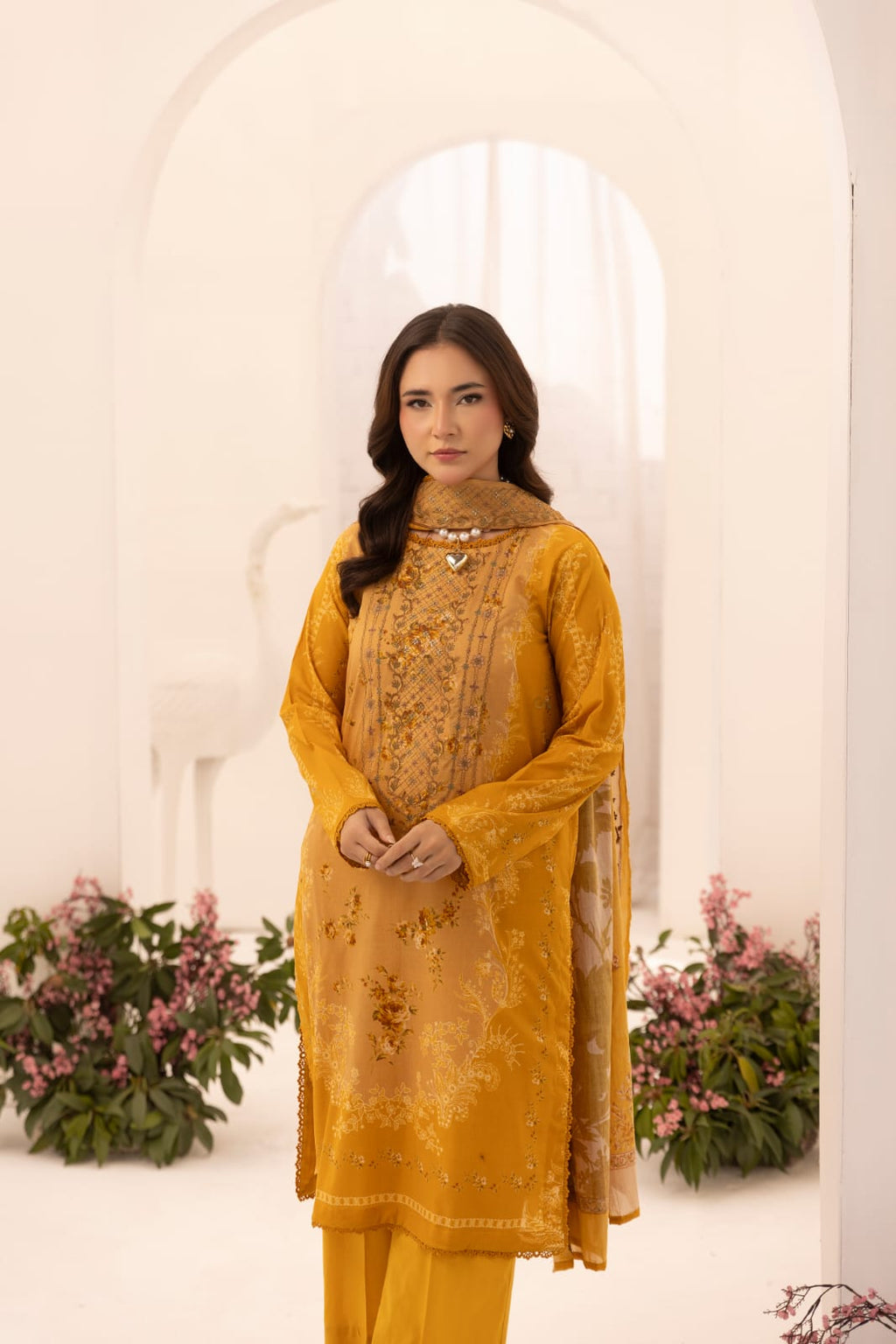Mahees by Riaz Arts |  Mariyum - Unstitched 3pc | Aris