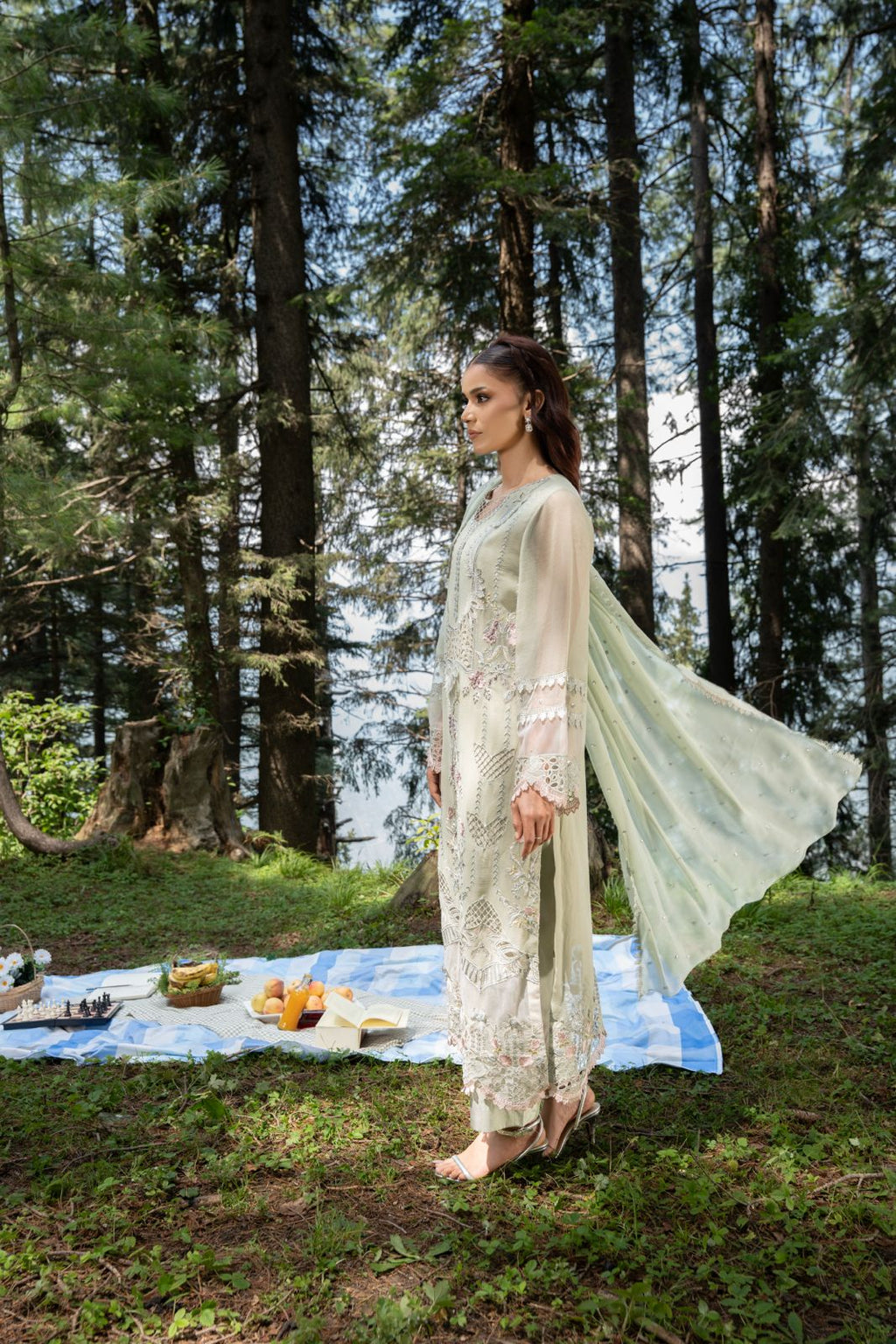 Zebtan | Aura Embroidered Weightless Chiffon | AR-1