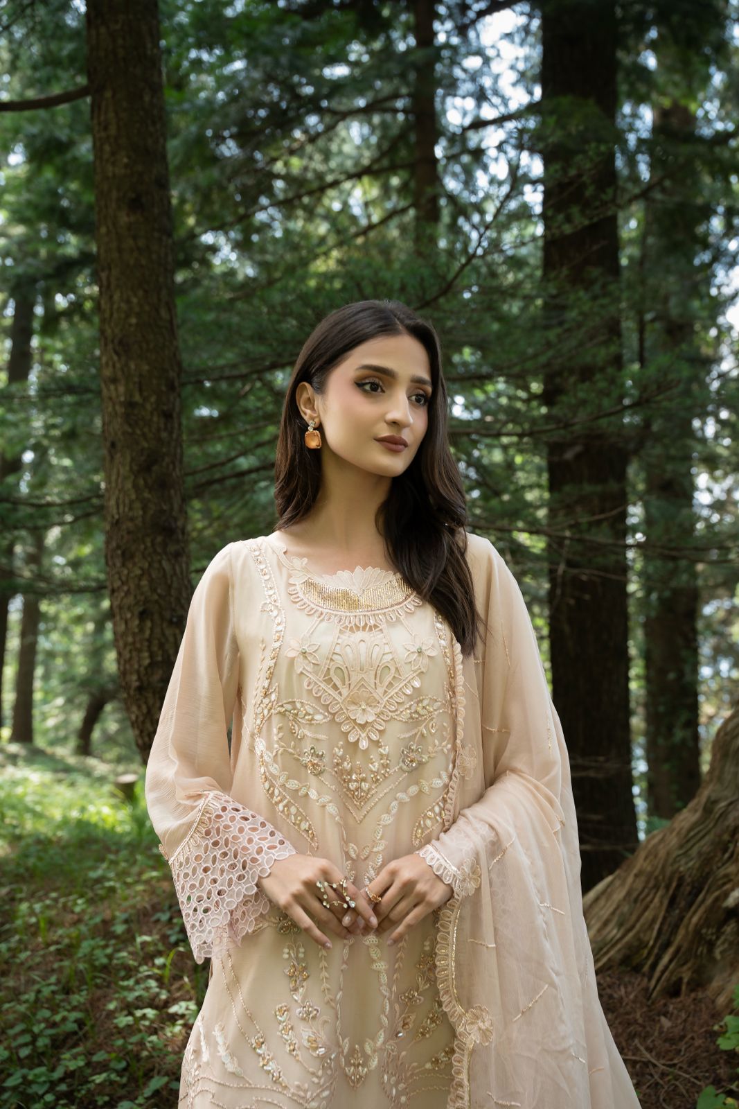 Zebtan | Aura Embroidered Weightless Chiffon | AR-2