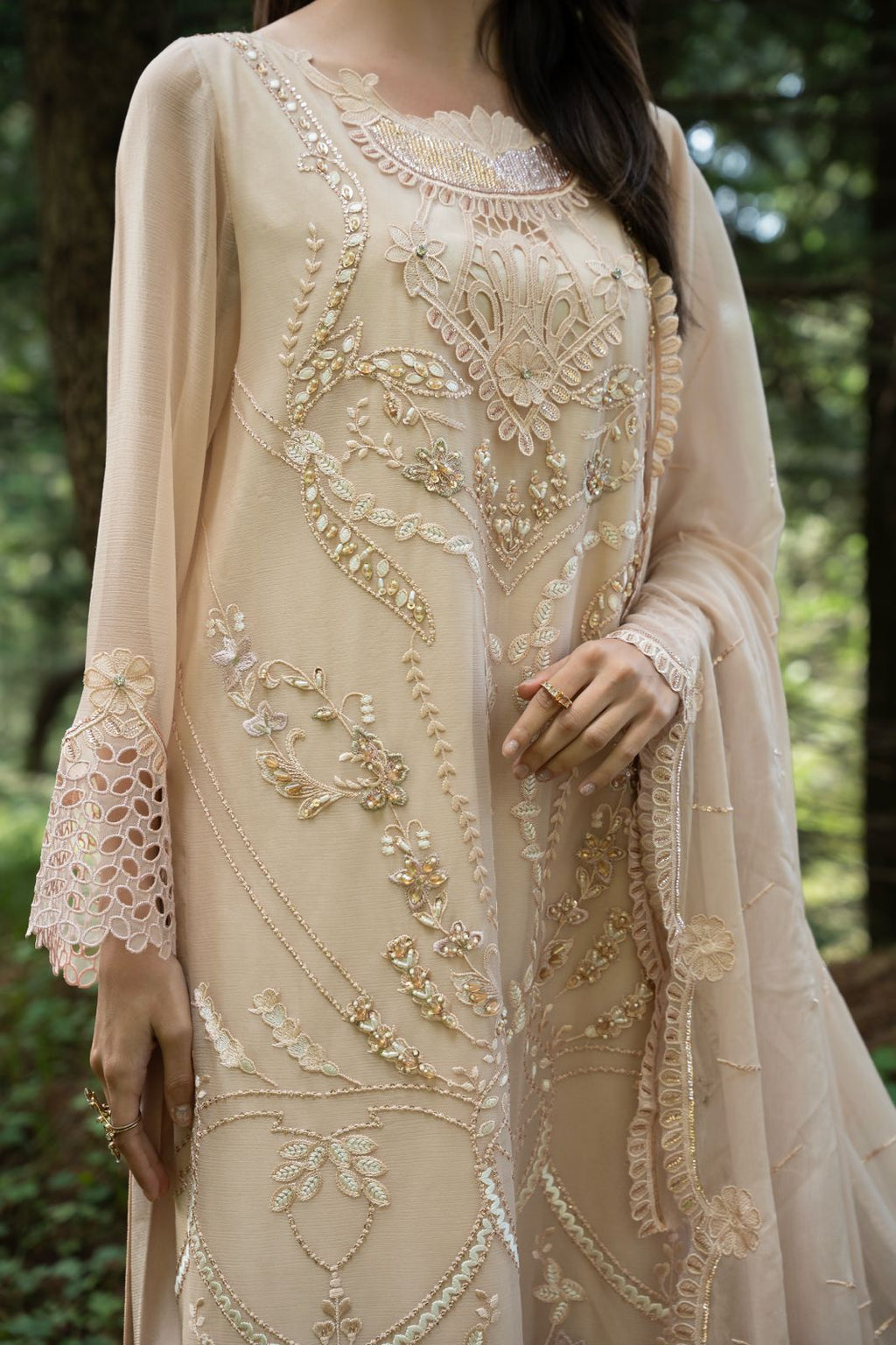 Zebtan | Aura Embroidered Weightless Chiffon | AR-2