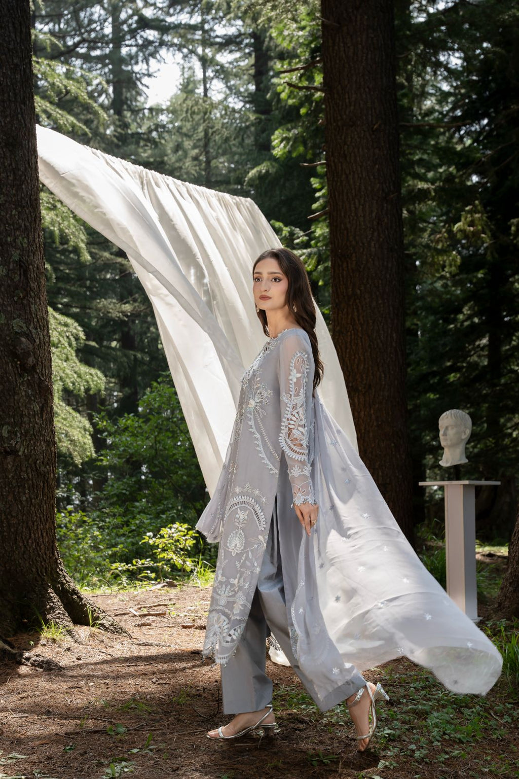 Zebtan | Aura Embroidered Weightless Chiffon | AR-3