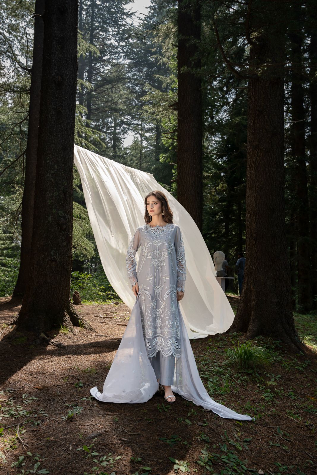 Zebtan | Aura Embroidered Weightless Chiffon | AR-3