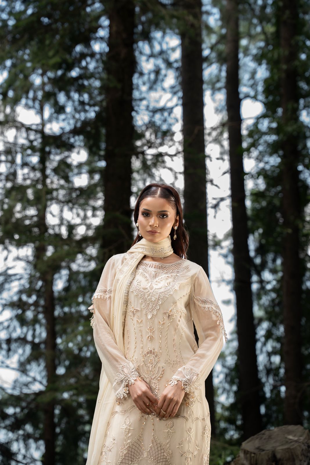 Zebtan | Aura Embroidered Weightless Chiffon | AR-4